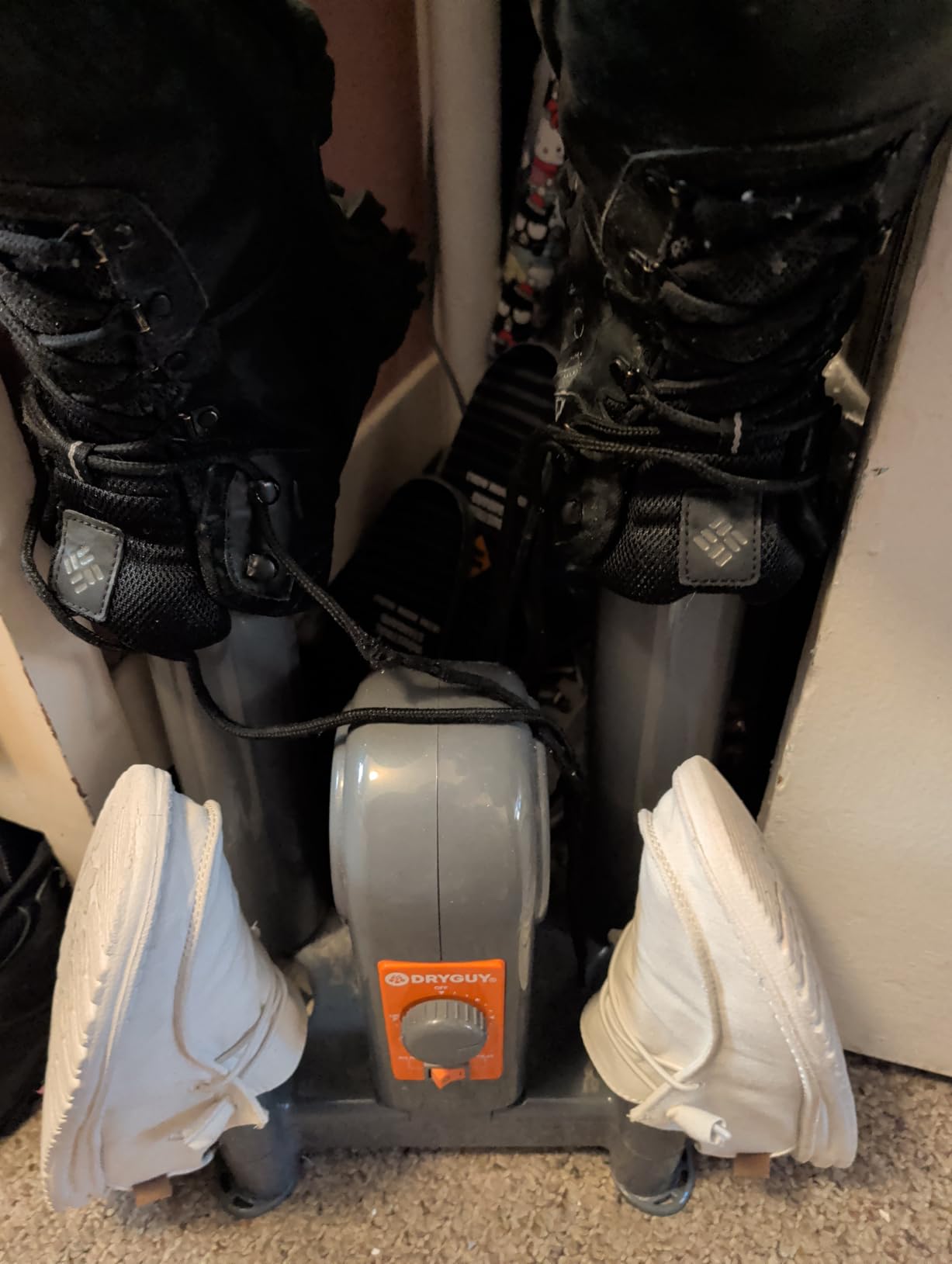 DryGuy Shoe, Boot, Garment & Gear Electric Dryer, Quick Drying for Ski, Work, Sports Equipment - Energy Efficient, Odor Eliminating Design, Home or Garage Use, 4 Port, Heat + Fan (Dry time: 1-3hrs) customer photo 2