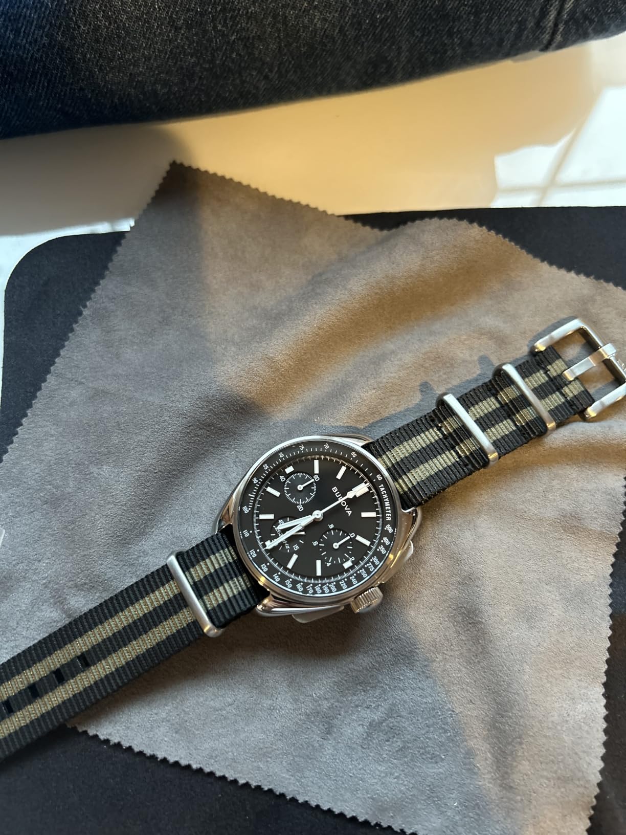 BluShark Original Collection Military-Style Waterproof Watch Strap | Fits All Timepiece Brands, Durable Nylon Wristwatch Accessories with Stainless Steel Buckle,18mm 20mm 22mm & 24mm Watch Bands customer photo 2