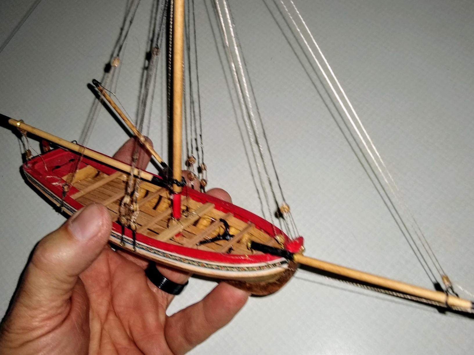 Model Shipways 18th Century Longboat Wood Model Kit 1:48 - Beginner to Intermediate Level - True Plank-on-Frame - Model Boat Kit for Adults to Build customer photo 1