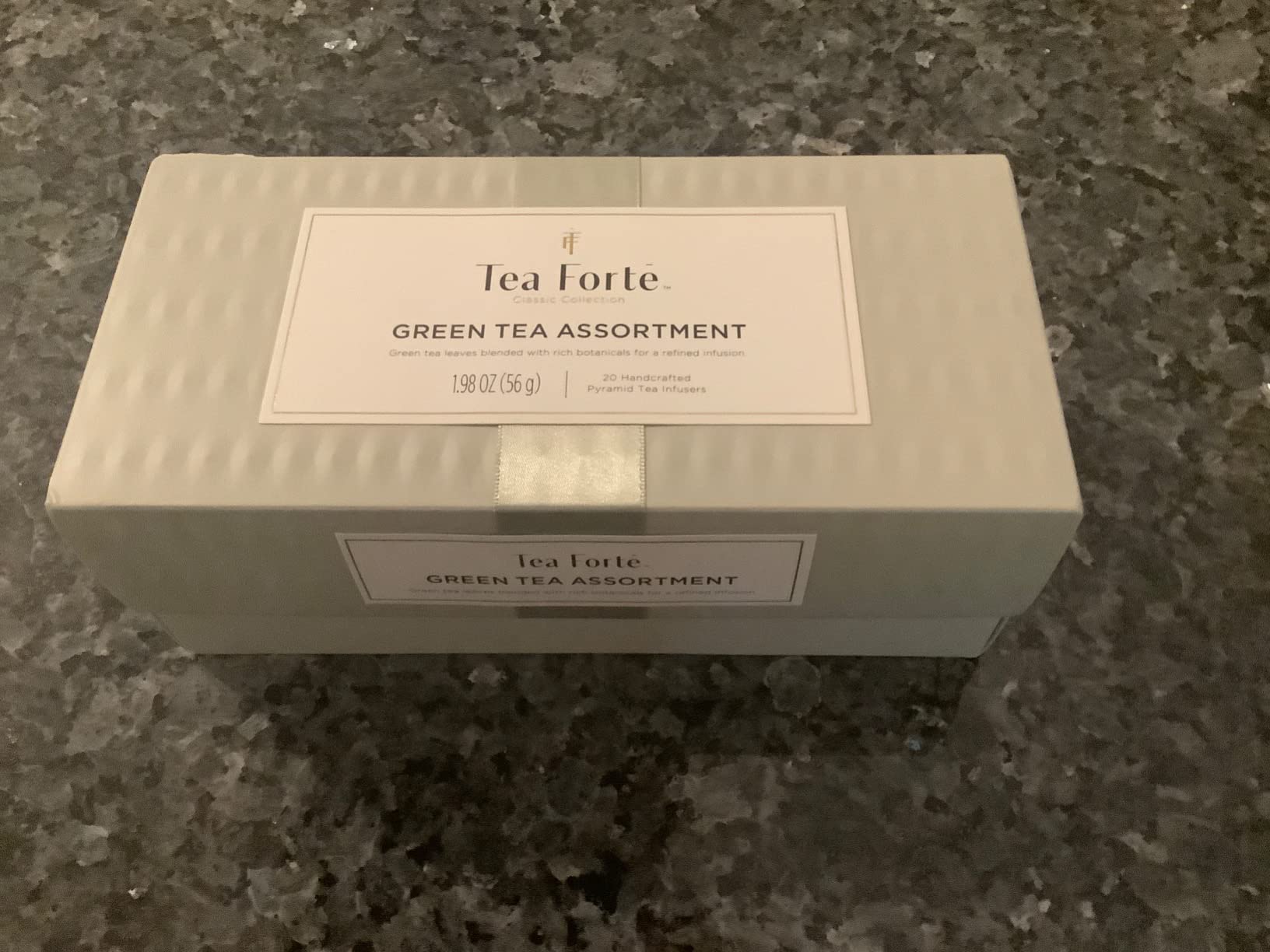 Tea Forte Tea Sampler, 20 Pyramid Infuser Bags, Premium Tea Gift Set | Green Tea Presentation Box, 4 of Each Blend, Individually Wrapped, Giftable Presentation Box for Tea Lovers customer photo 2