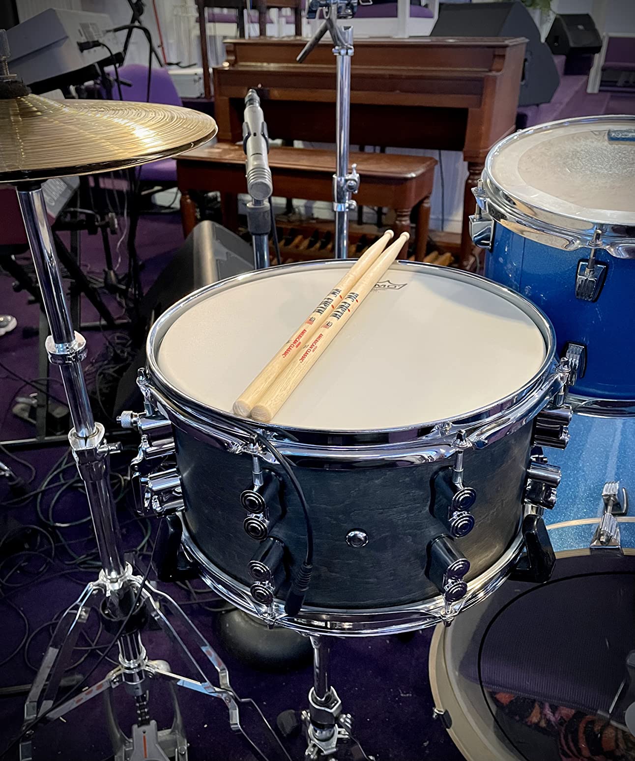 PDP By DW Black Wax Maple Snare Drum 6.5x14 customer photo 1