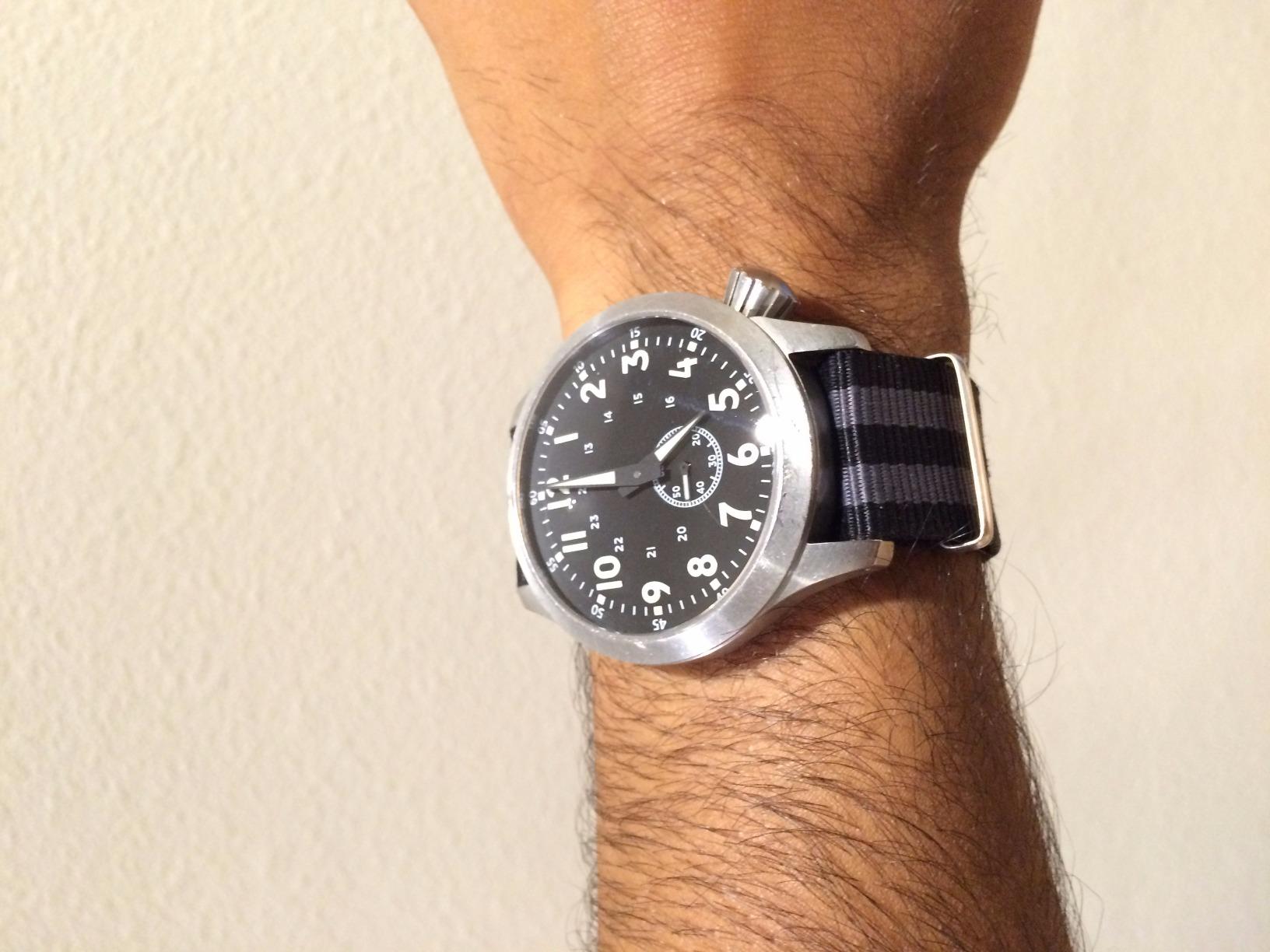 BARTON WATCH BANDS - Ballistic Nylon NATO Style Straps - Choice of Color, Length & Width (18mm, 20mm, 22mm or 24mm) customer photo 2