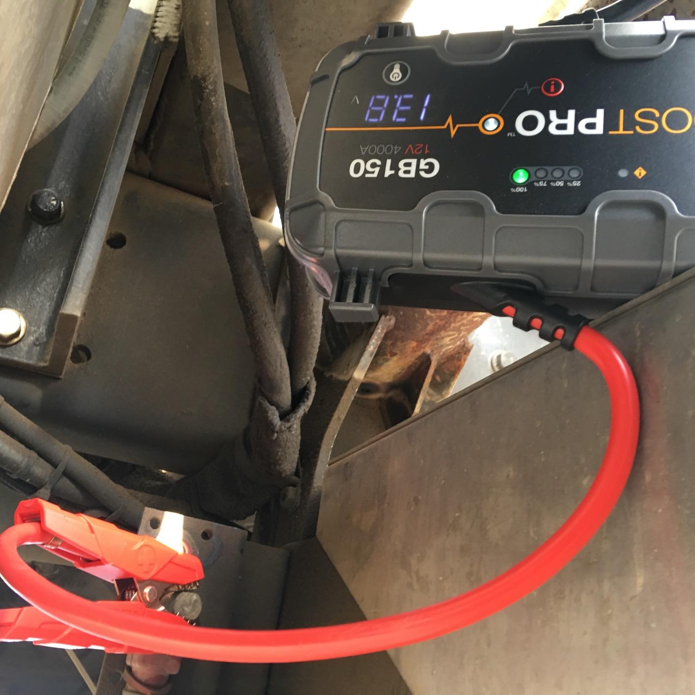 NOCO Boost GB150: 3000A UltraSafe Jump Starter - 12V Lithium Battery Booster Pack, Portable Jump Box, Power Bank & Jumper Cables - for 9.0L Gas and 7.0L Diesel Engines customer photo 1
