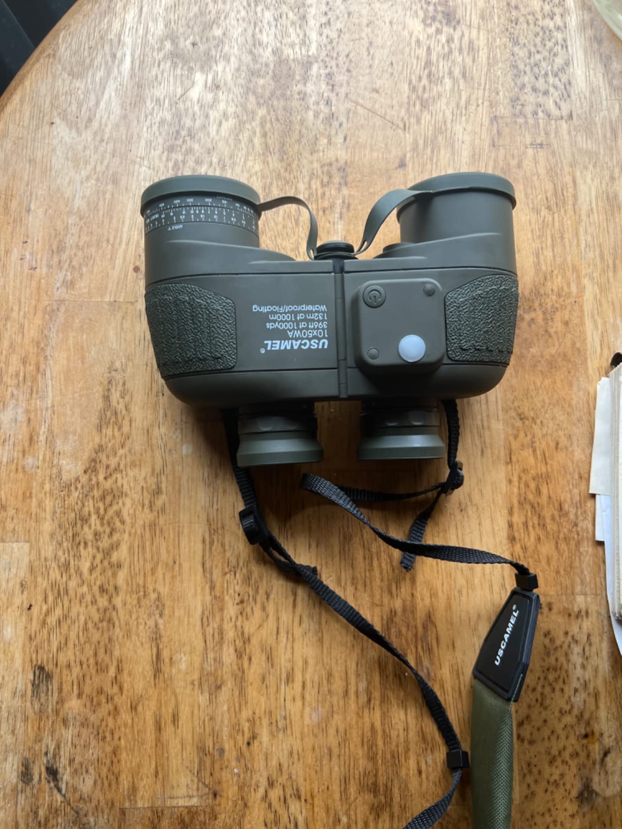 USCAMEL 10X50 Marine Binoculars for Adults: Binoculars for Sailing Boating | Professional Waterproof Binoculars with Rangefinder Compass for Adults Boating Fishing Navigation Hunting Bird Watching customer photo 2