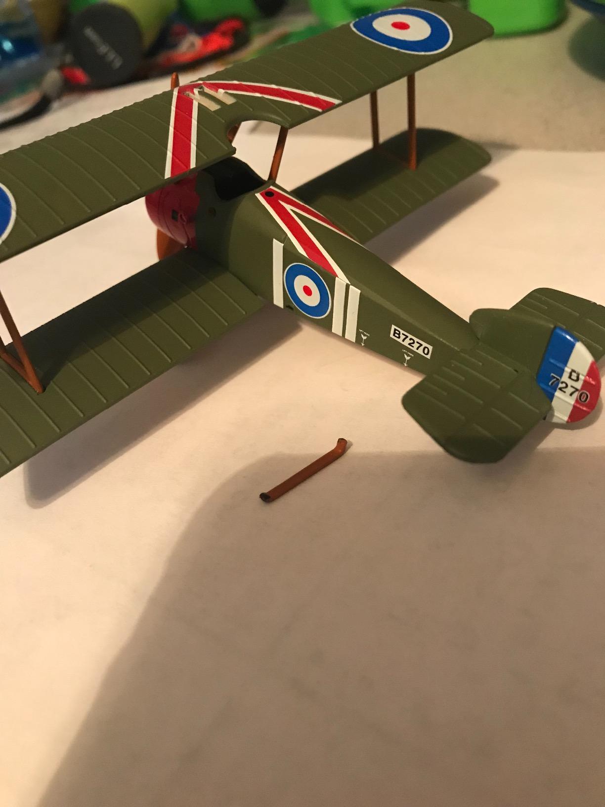 Sopwith Camel - 1/63 Scale Die-Cast Metal WWI Biplane Model with Display Stand - Officially Licensed Collectible Aircraft for Adults Ages 14+ customer photo 1