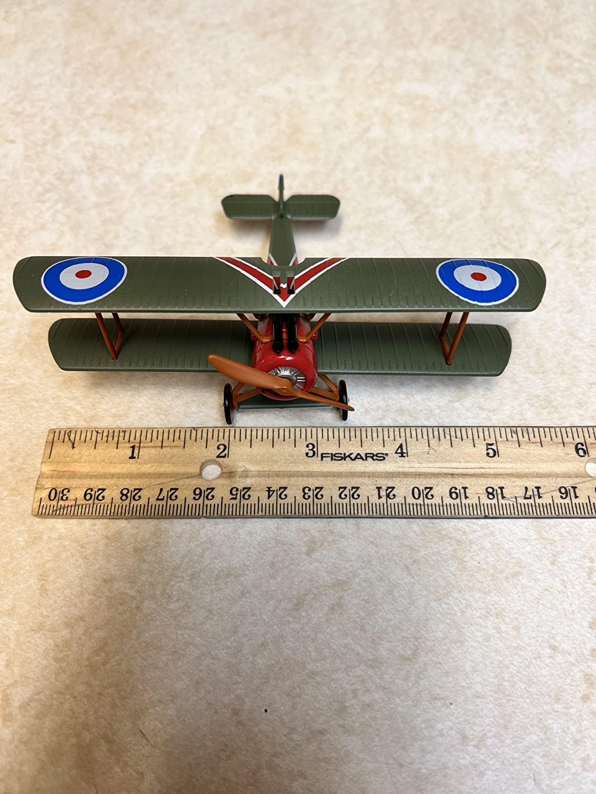 Sopwith Camel - 1/63 Scale Die-Cast Metal WWI Biplane Model with Display Stand - Officially Licensed Collectible Aircraft for Adults Ages 14+ customer photo 2
