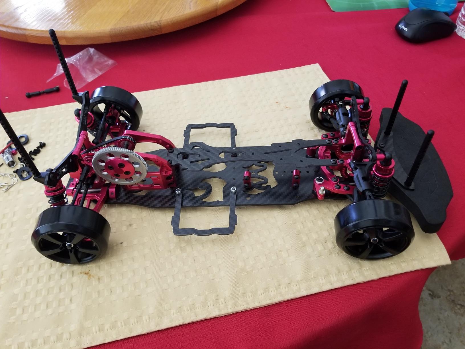 1/10 Alloy & Carbon Chassis Sakura D4 RWD Drift Car Frame Body Kit #KIT-D4RWD customer photo 1
