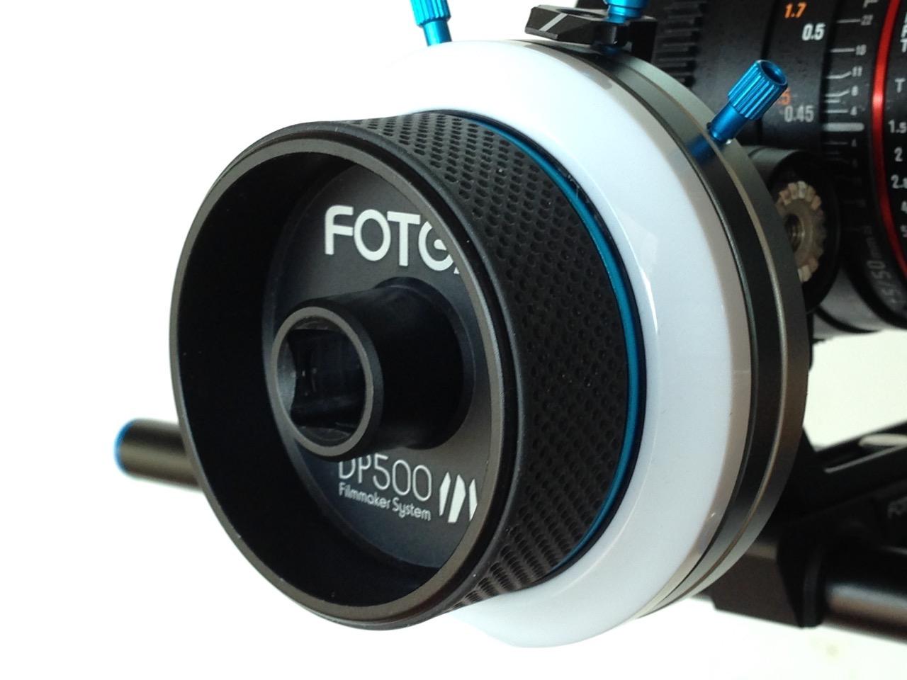 Fotga DP500III Follow Focus Puller w/A/B Stop,15mm Quick Release Rod Clamp for Canon Nikon Sony Blackmagic DSLR Cinema Camera Video Mirrorless Camera Cine Lens Film Movie Video Making No Backlash customer photo 2
