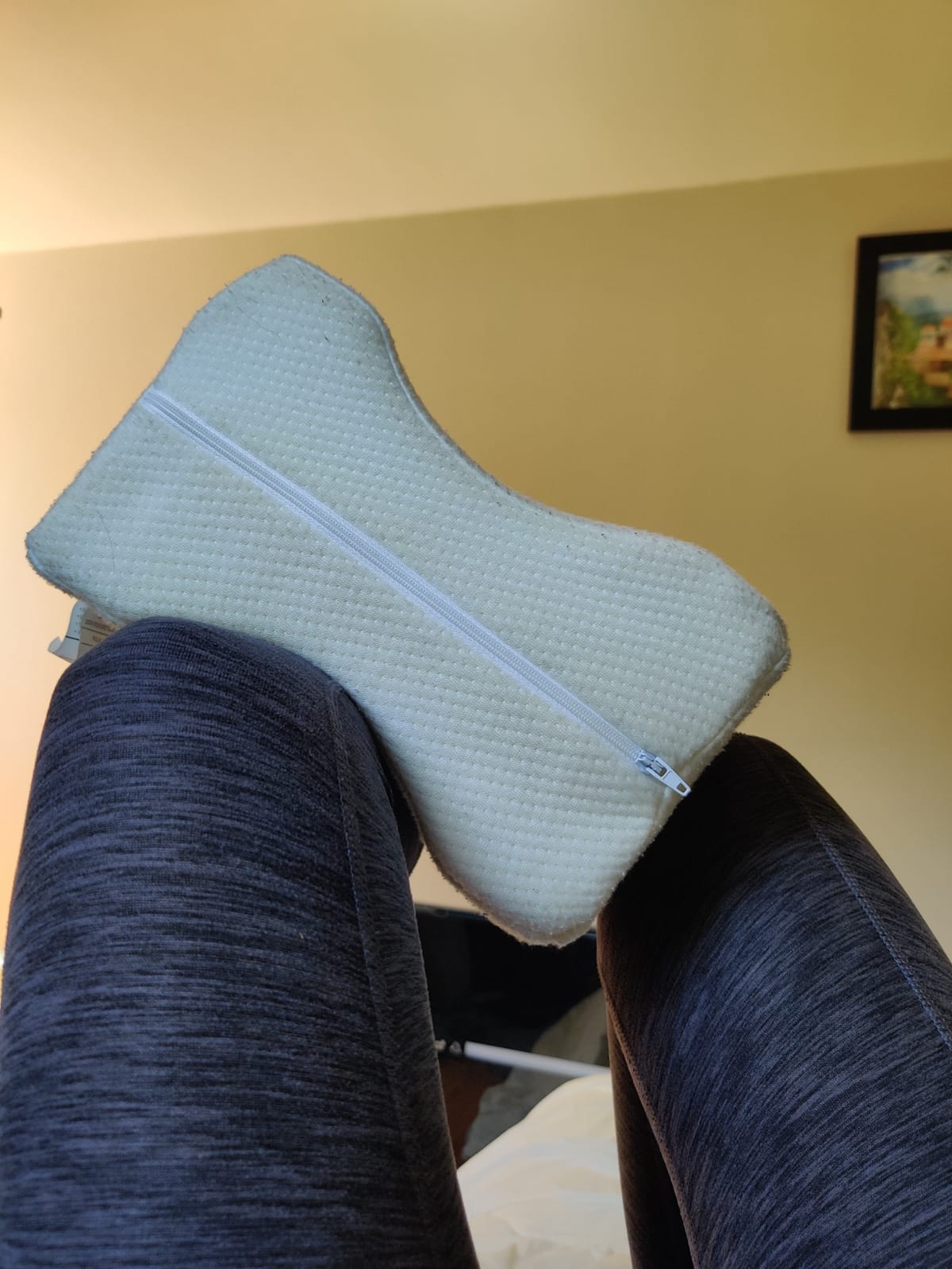 ComfiLife Orthopedic Knee and Leg Pillow for Side Sleepers - 100% Polyurethane Foam for Back Pain, Hip Pain Relief customer photo 1