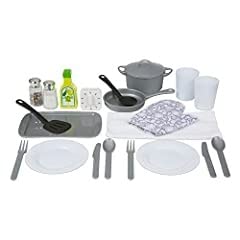 Melissa & Doug 22-Piece Play Kitchen Accessories Set with Play Food & Wooden Toys, Pot, Pans, Utensils & More, Preschool Learning Toys for Girls & Boys 3+ customer photo 1