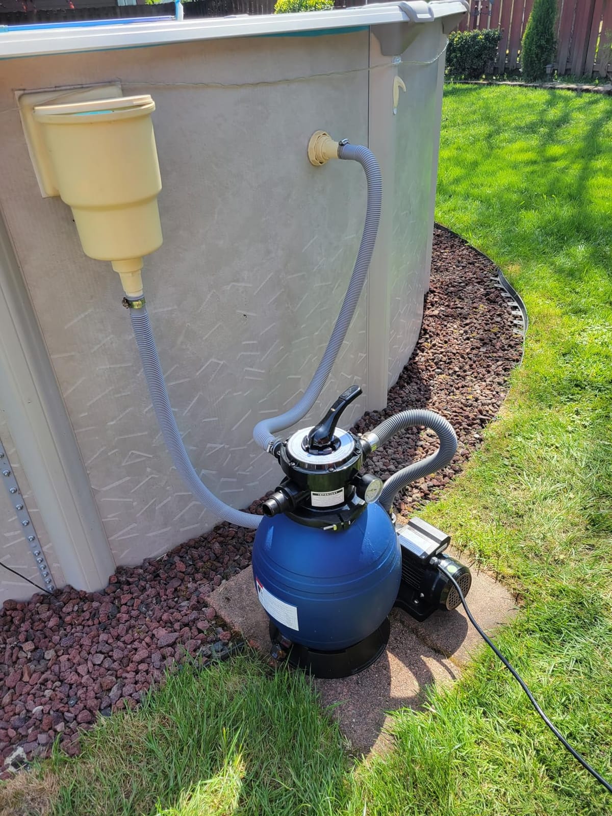 SWIMLINE Sand Filter Pump for Above Ground Pool - 14 inch, 0.43THP, 2400 GPH customer photo 1