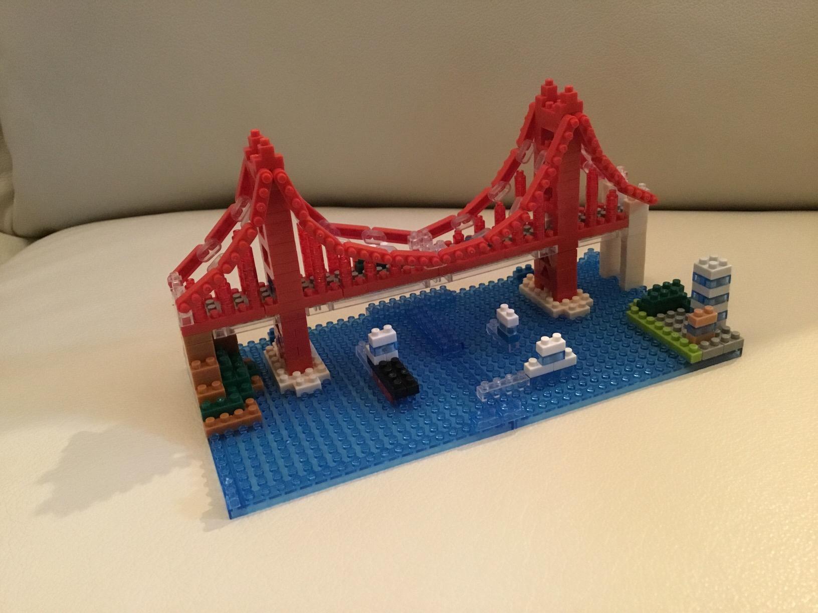 Nanoblock Golden Gate Bridge Building Kit customer photo 2