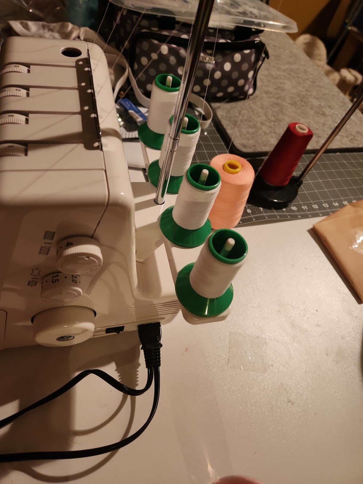 Janome MOD-8933 Serger with Lay-In Threading, 3 and 4 Thread Convertible with Differential Feed customer photo 1