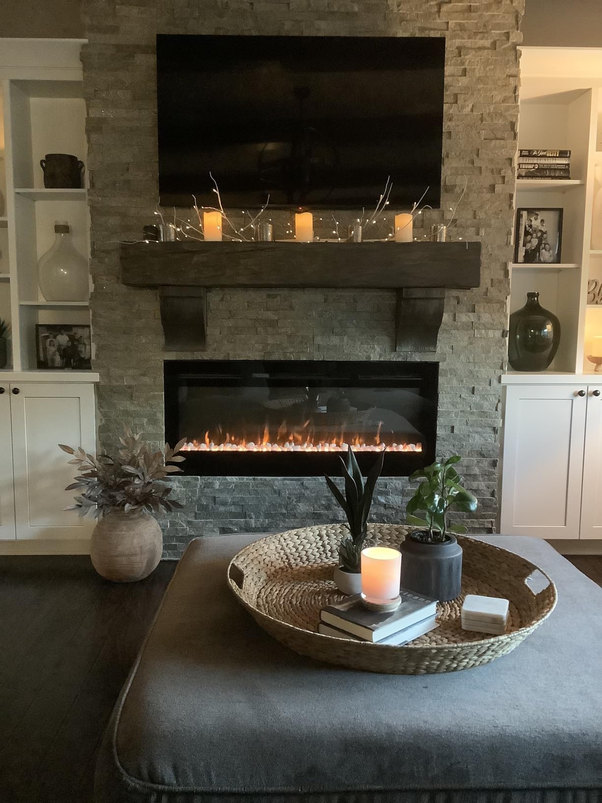 Touchstone Smart Electric Fireplace - The Sideline 72