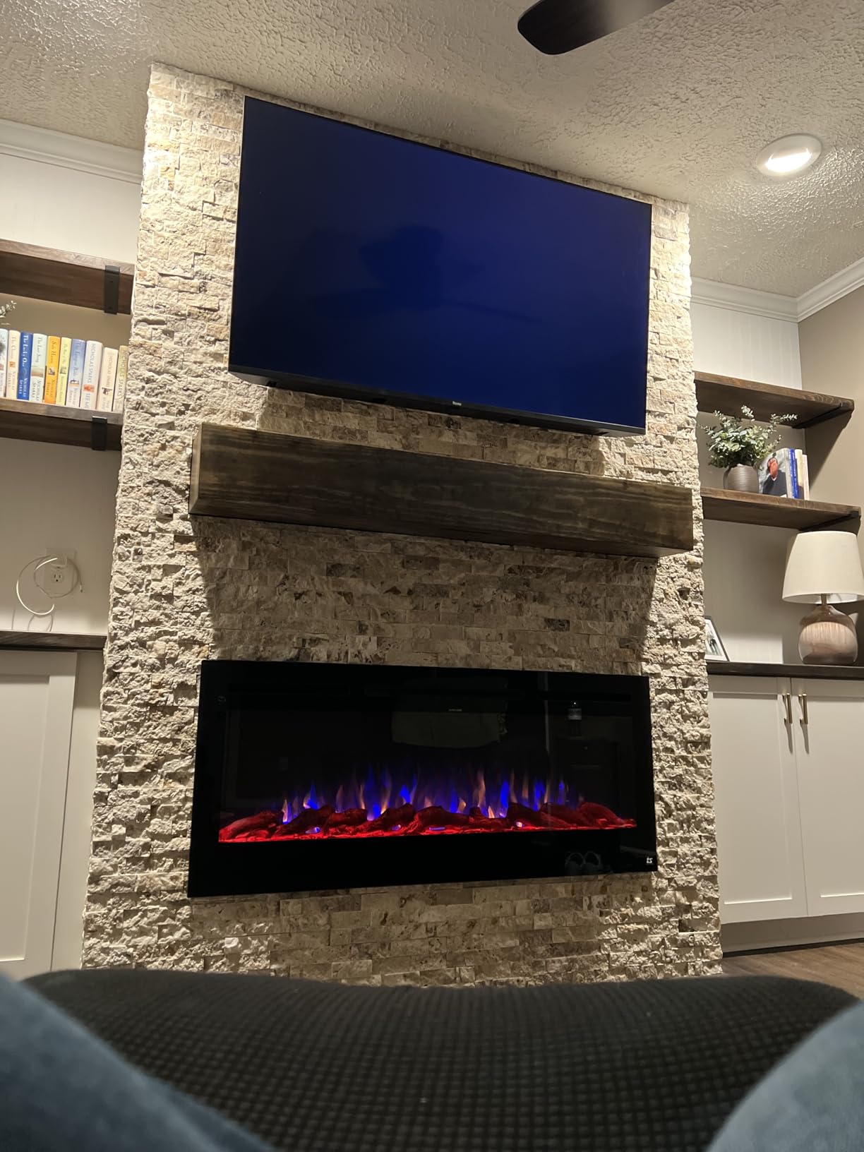 Touchstone Smart Electric Fireplace - The Sideline 72