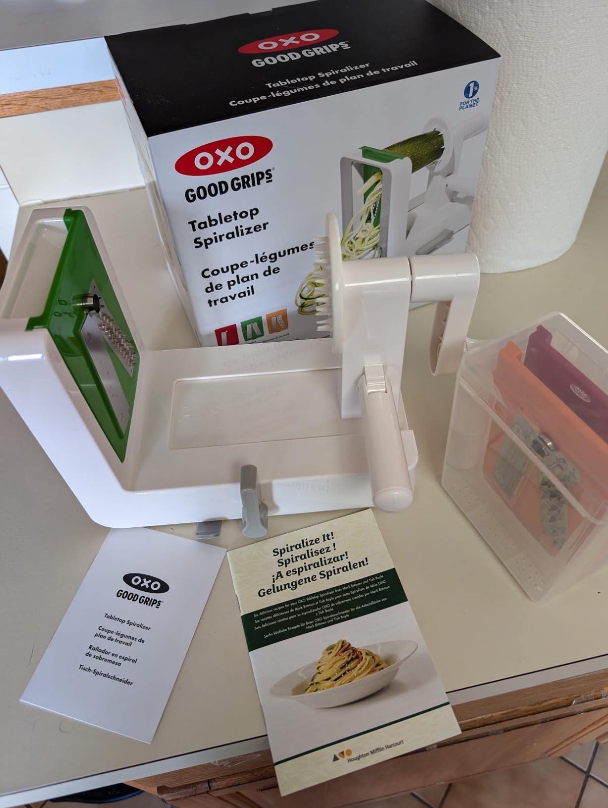 OXO Good Grips 3-Blade Tabletop Spiralizer with StrongHold Suction customer photo 1
