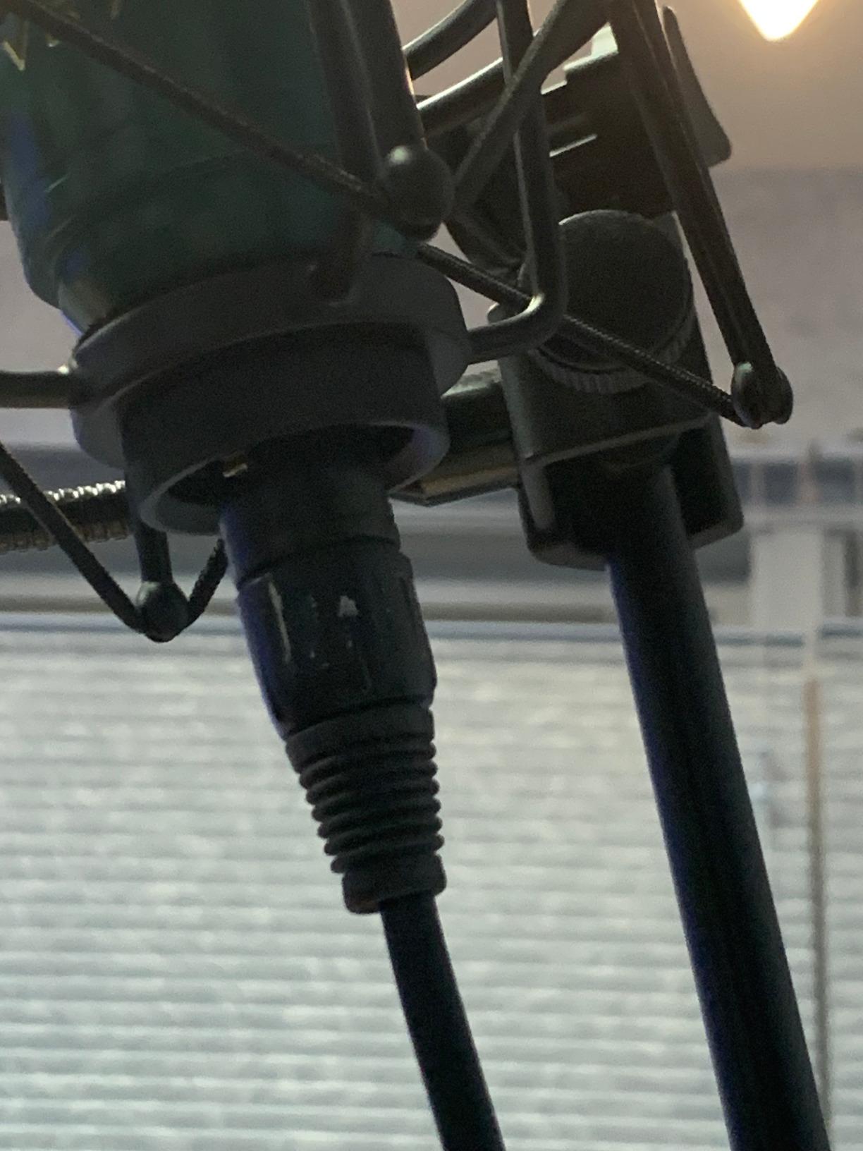 Microphone Shock Mount Mic Holder - Anti Vibration Spider Shockmount Compatible with Many Condenser Mics Like AT2020 MXL 770 MXL 990 Samson G Track Pro Rode Procaster NT1-A Neumann U87 etc. customer photo 1