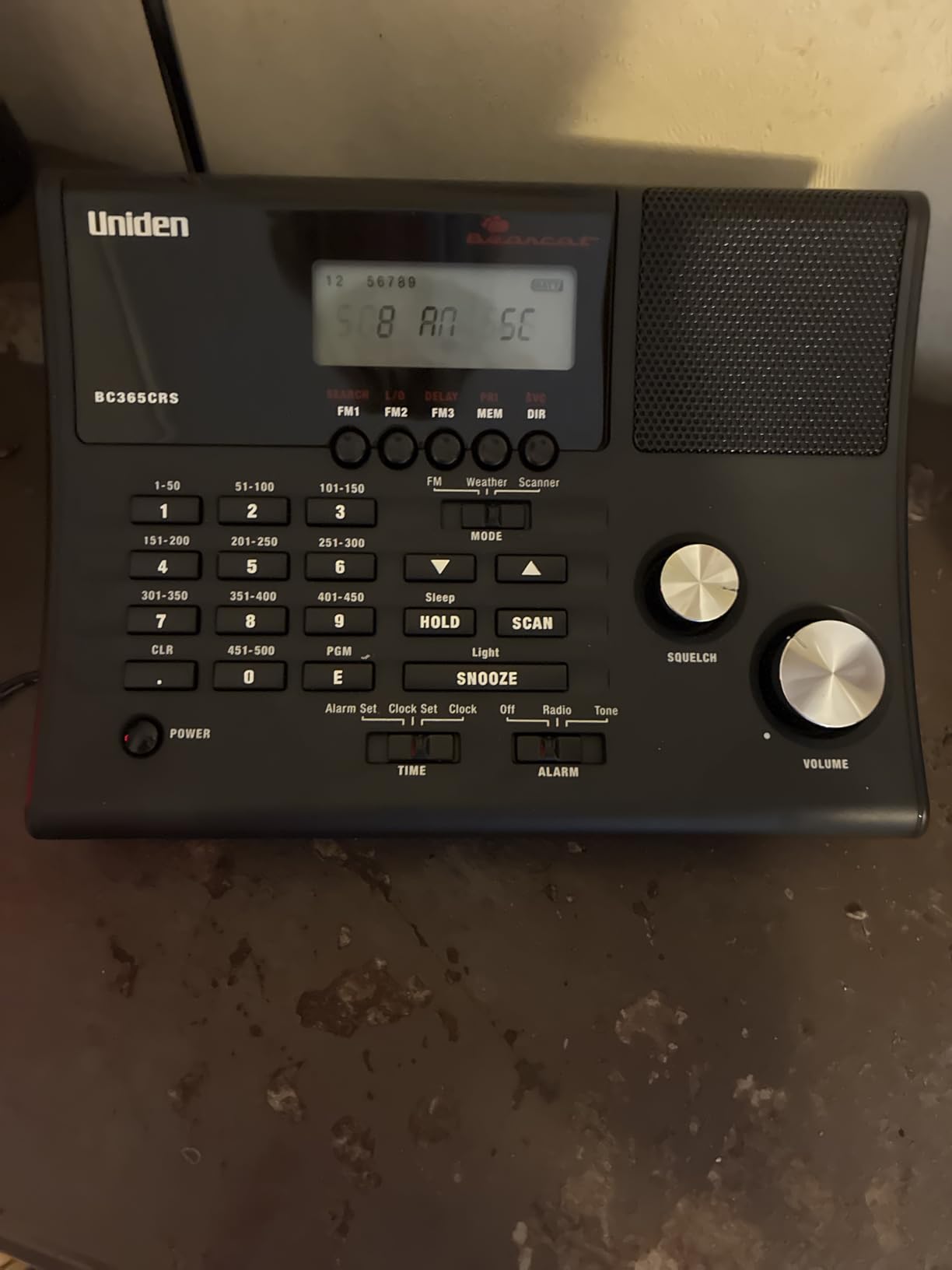 Uniden BC365CRS 500 Channel Scanner and Alarm Clock, Snooze, FM Radio, Weather Alerts customer photo 1