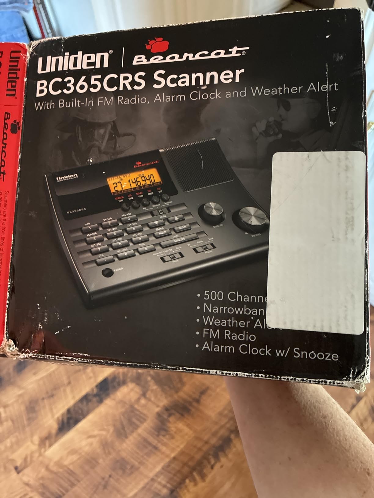 Uniden BC365CRS 500 Channel Scanner and Alarm Clock, Snooze, FM Radio, Weather Alerts customer photo 2