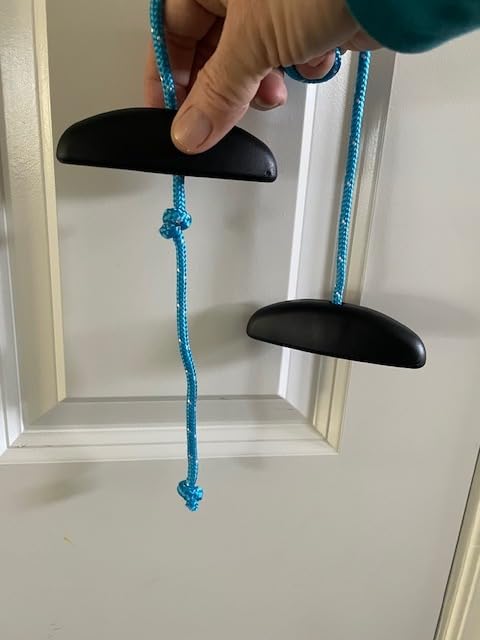 Therapist's Choice Shoulder Pulley, Over The Door, with Patient Guide. Aids Recovery and Rehabilitation of Shoulder, Rotator Cuff, Shoulder Pain, Frozen Shoulder, Pain Free Range of Motion (Blue) customer photo 1