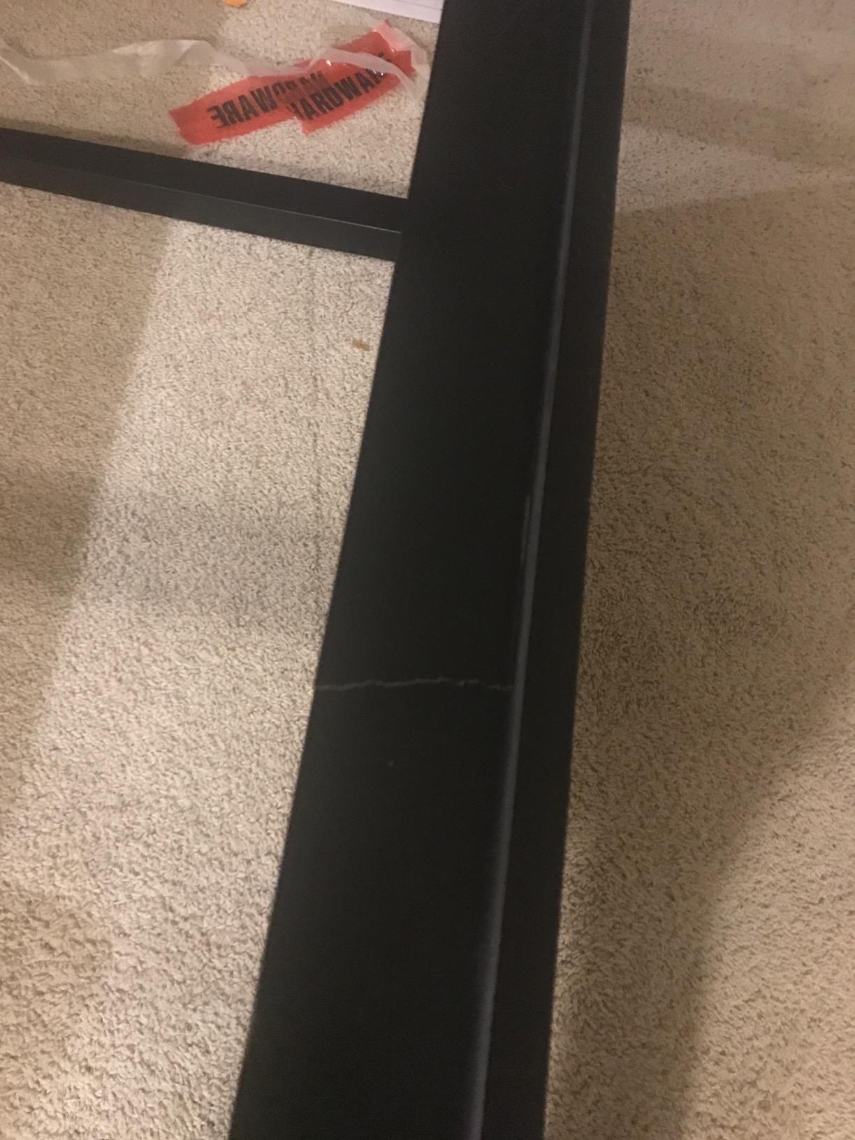 Signature Design by Ashley Kimonte Rectangular Dining Room Table, Black customer photo 2