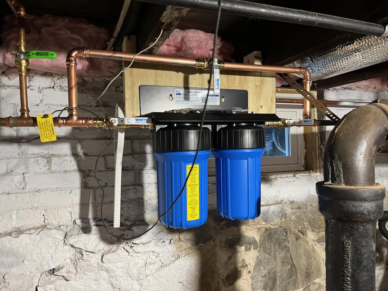 iSpring WGB21B 2-Stage Whole House Water Filtration System customer photo 1