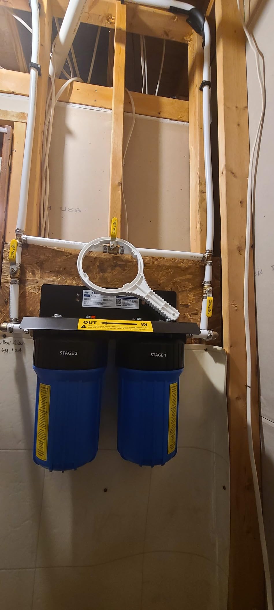 iSpring WGB21B 2-Stage Whole House Water Filtration System customer photo 2