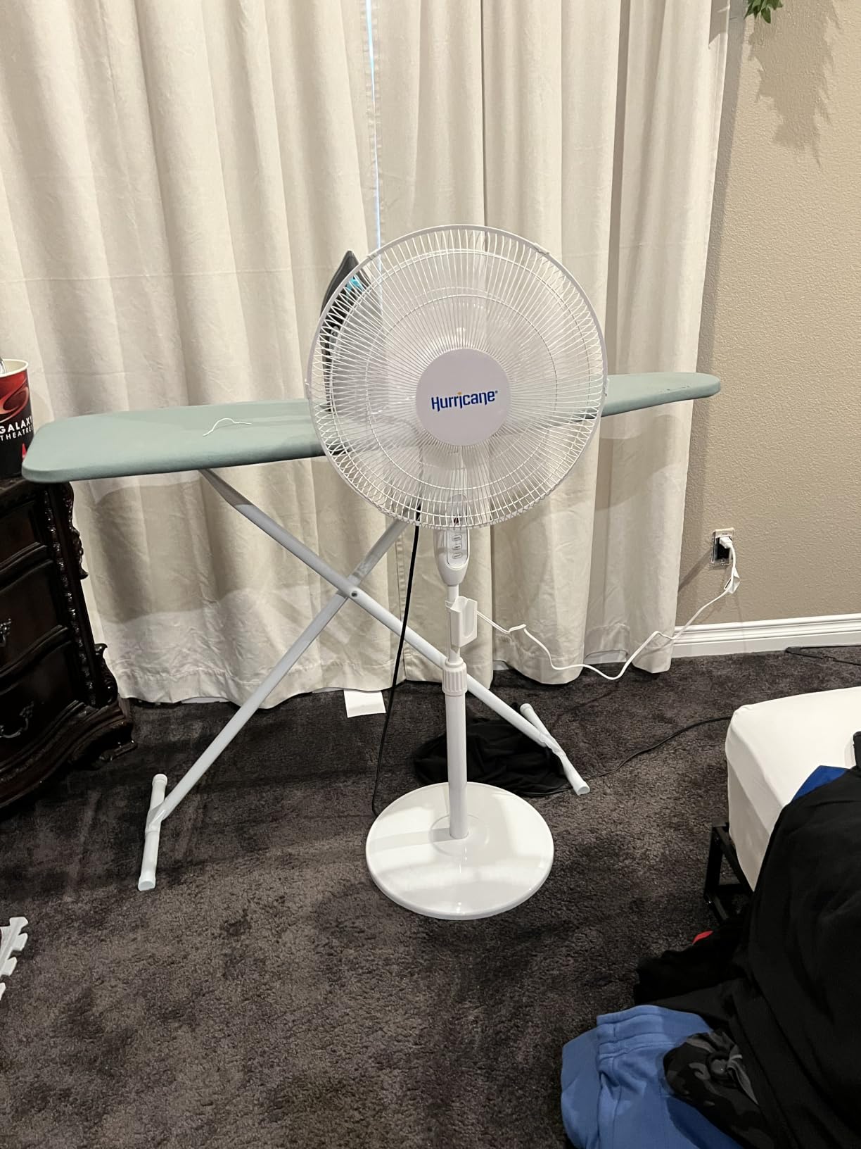 Hurricane Pro High-Velocity Oscillating Metal Stand Fan w/ 3-Speed Setting, 20