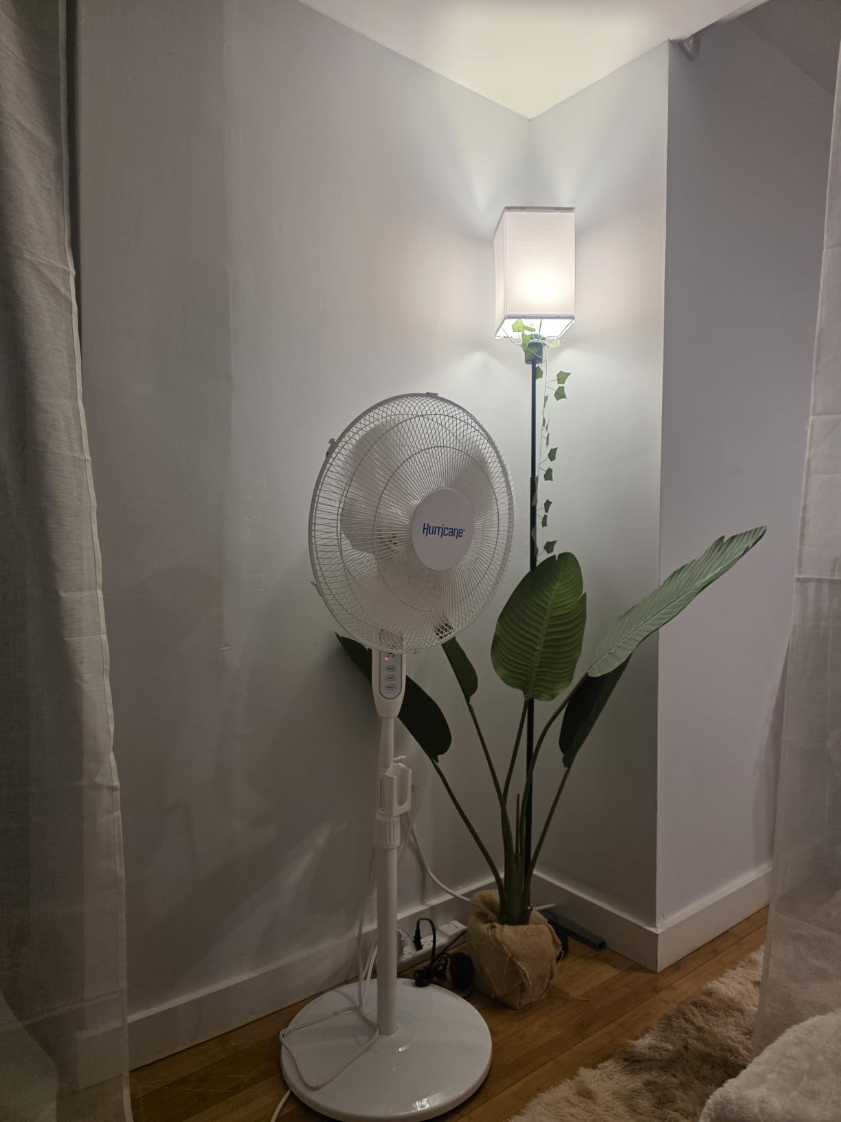 Hurricane Pro High-Velocity Oscillating Metal Stand Fan w/ 3-Speed Setting, 20