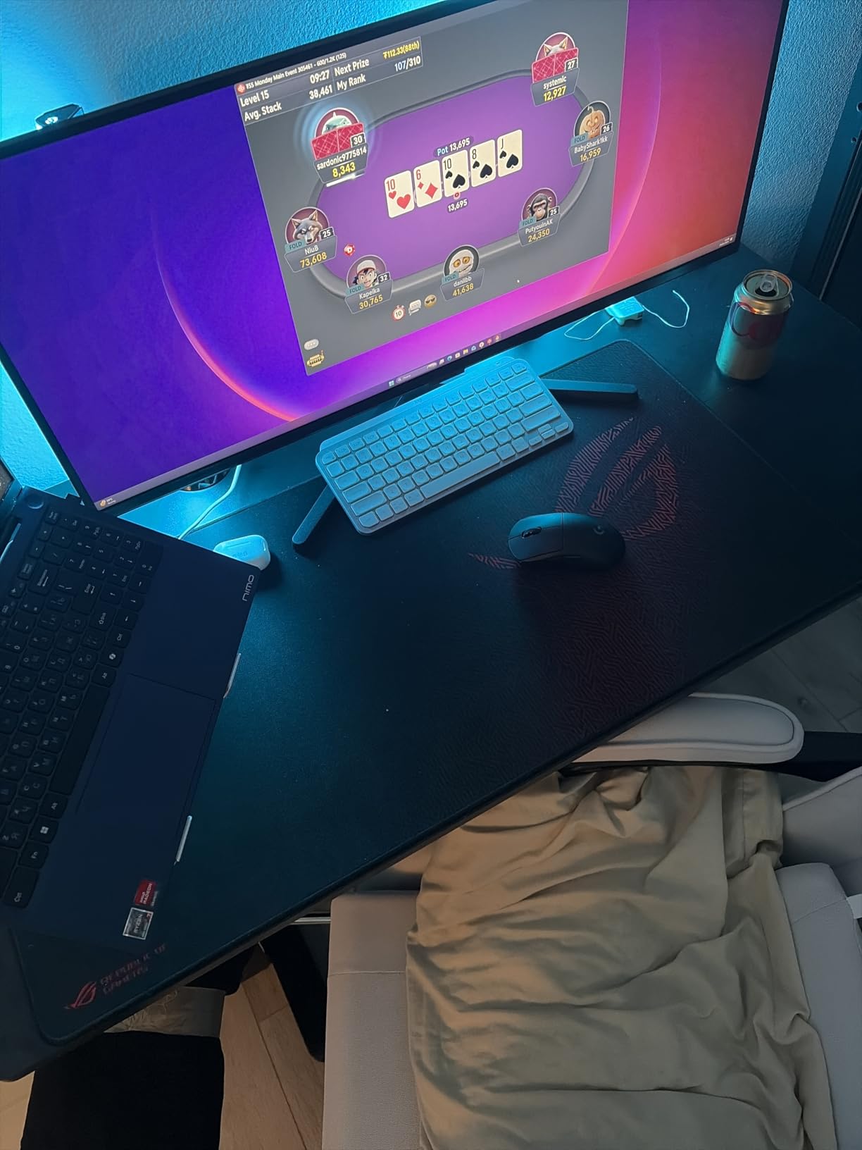 ASUS ROG Sheath Gaming Mouse Pad, Extra-Large - Extra-Large Surface, Pixel-Precise Tracking, Anti-Fray Stitched Edges, Non-Slip Base customer photo 2