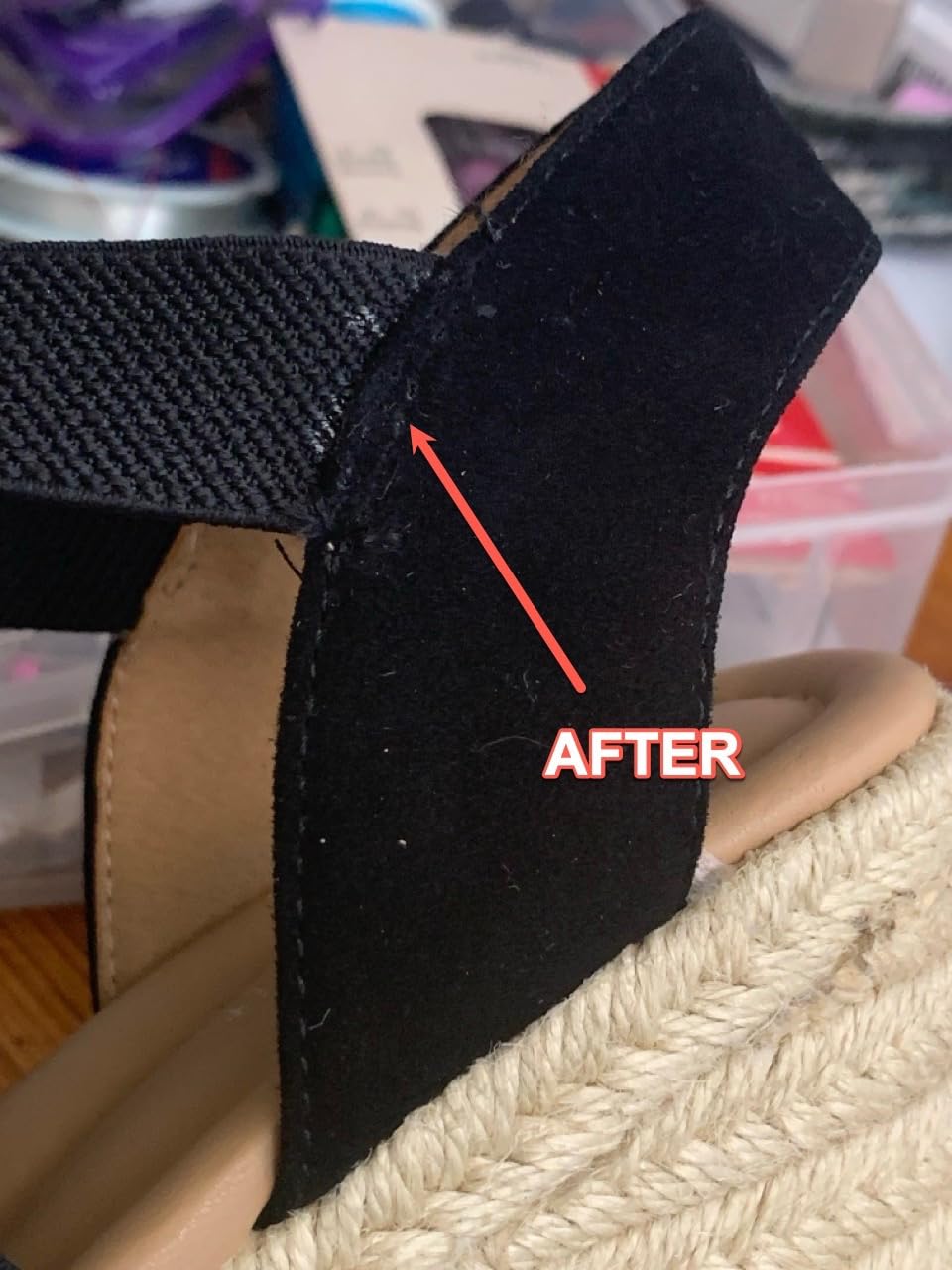 Shoe-Fix Glue Professional Grade Repair Adhesive for All Footwear Instant Bond, Clear Drying, Flexible, & Durable for Heels, Sandals, Boots, Shoes, & More (20g Tube) customer photo 1