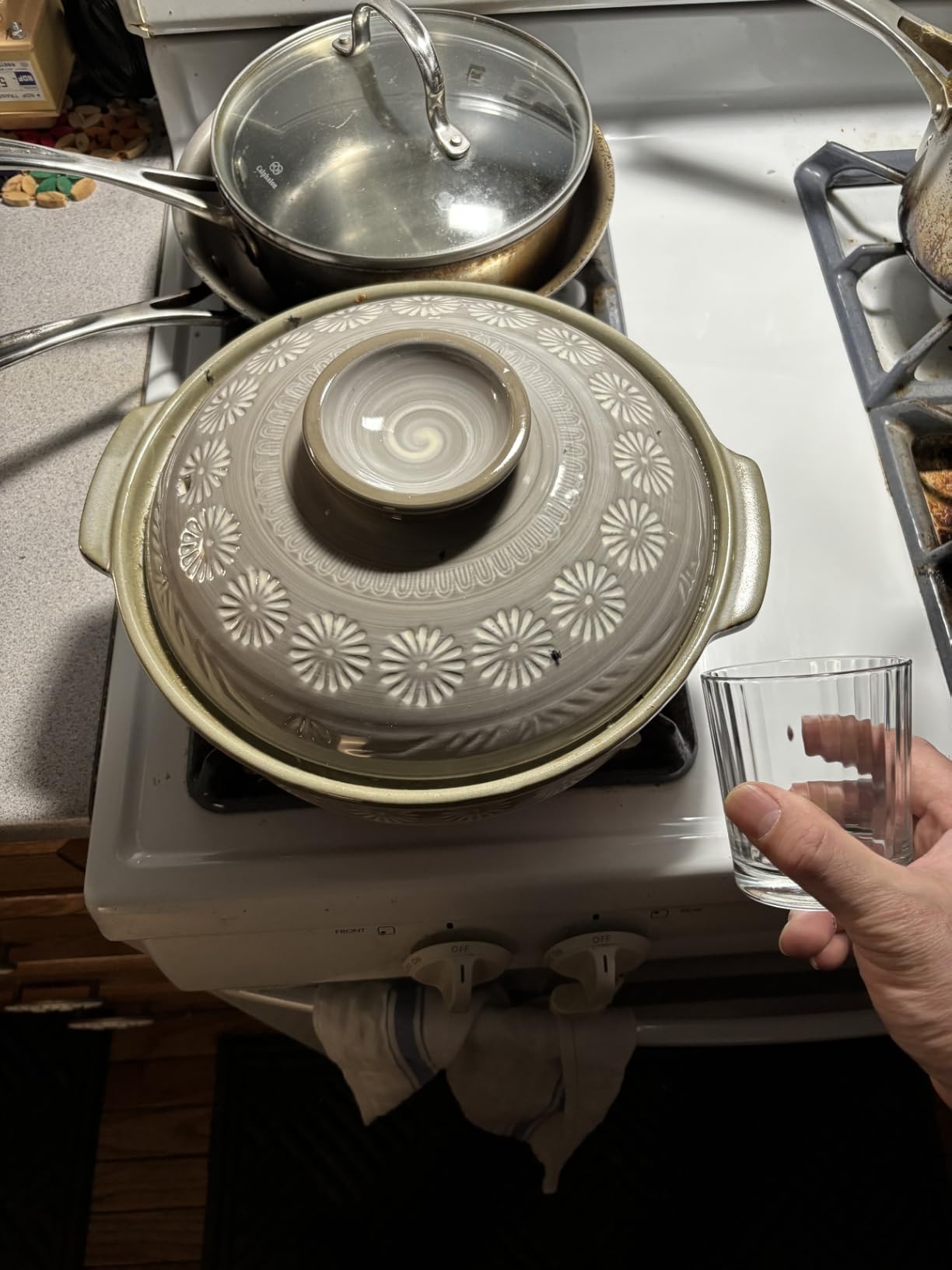 Donabe Japanese Hot Pot, Large, Gray customer photo 1
