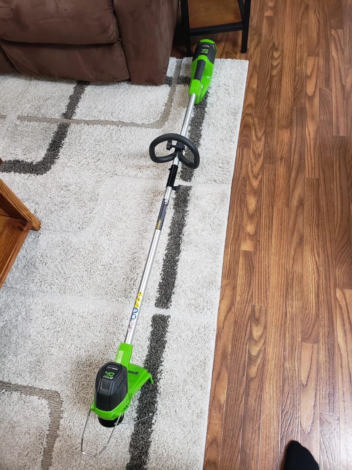Greenworks 40V 12 Inch Cordless String Trimmer with 2Ah Battery & Charger, Dual Auto Feed Line, Variable Speed, Lightweight Weed Eater, 3 Year Warranty customer photo 2