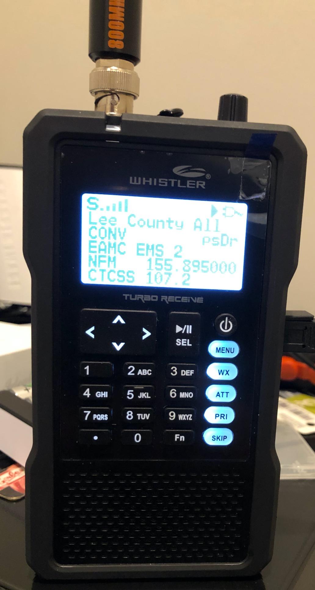 Whistler TRX-1 Handheld Digital Police Scanner Radio - Portable Scanner with EZ Scan, APCO P25 Phase I & II, DMR, NXDN customer photo 1