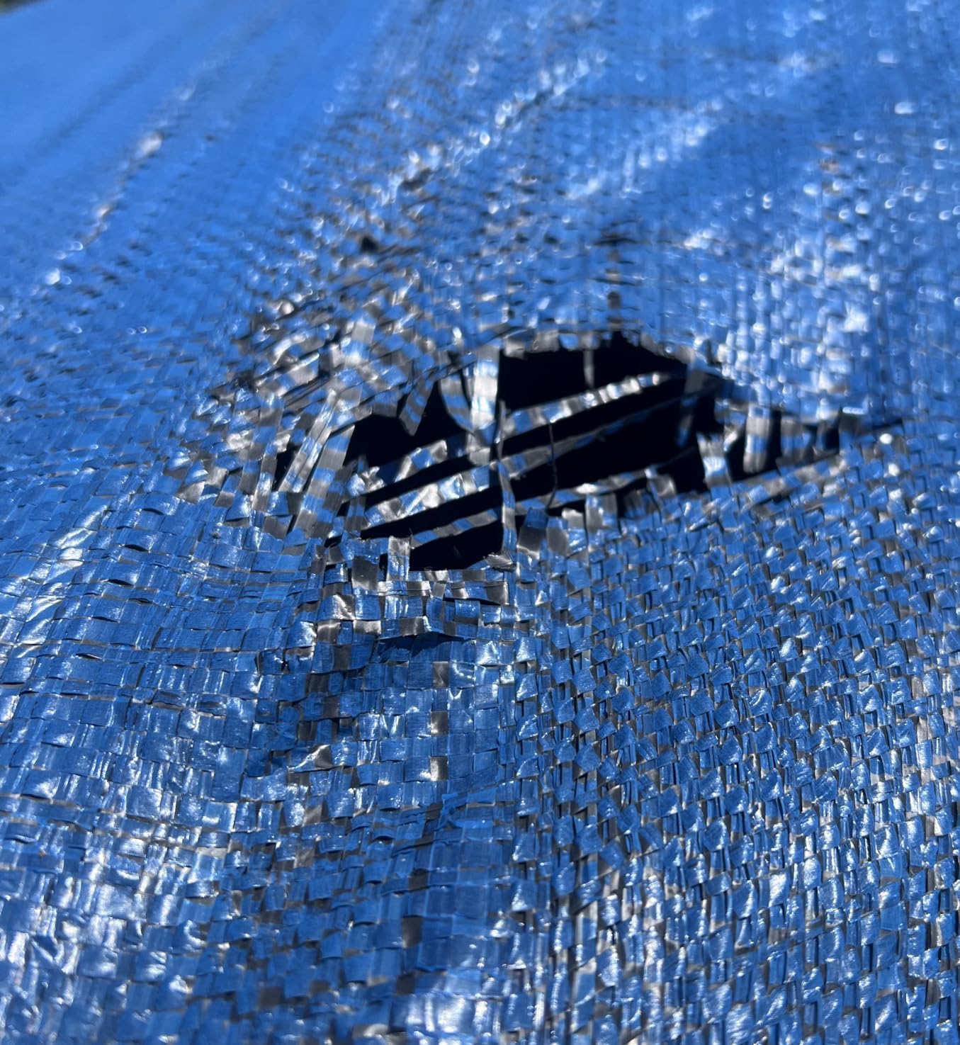 Pool Mate 18 x 33 ft Classic Dura-Guard Winter Oval Above Ground Pool Cover | Blue Pool Cover, 4 ft Overlap, Solid 8 x 8 Scrim, 2.36 oz/yd2, 10-Year Warranty customer photo 1