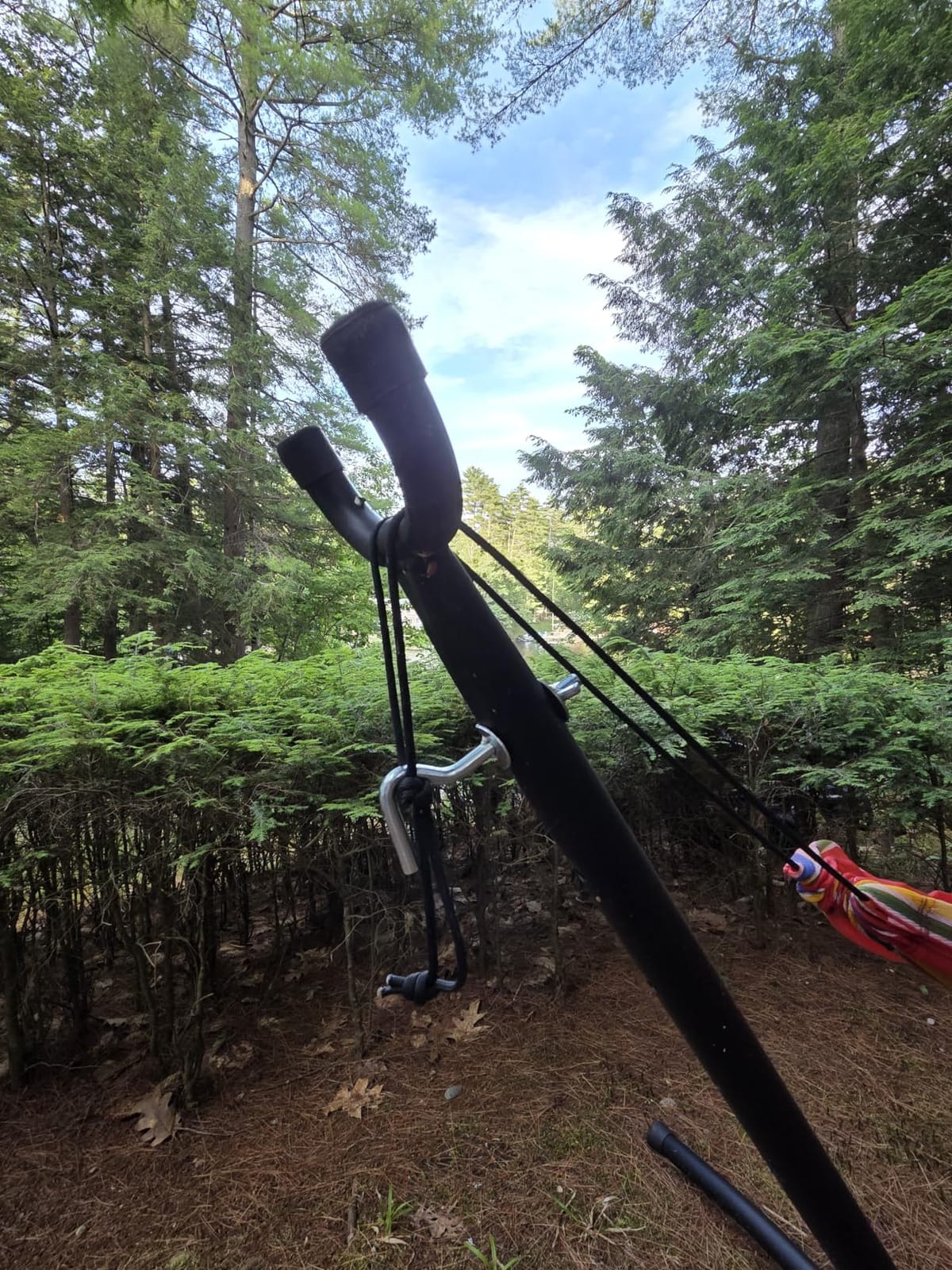 FDW Portable Hammock Double Stand | No Hammock | Sturdy Steel Construction customer photo 2