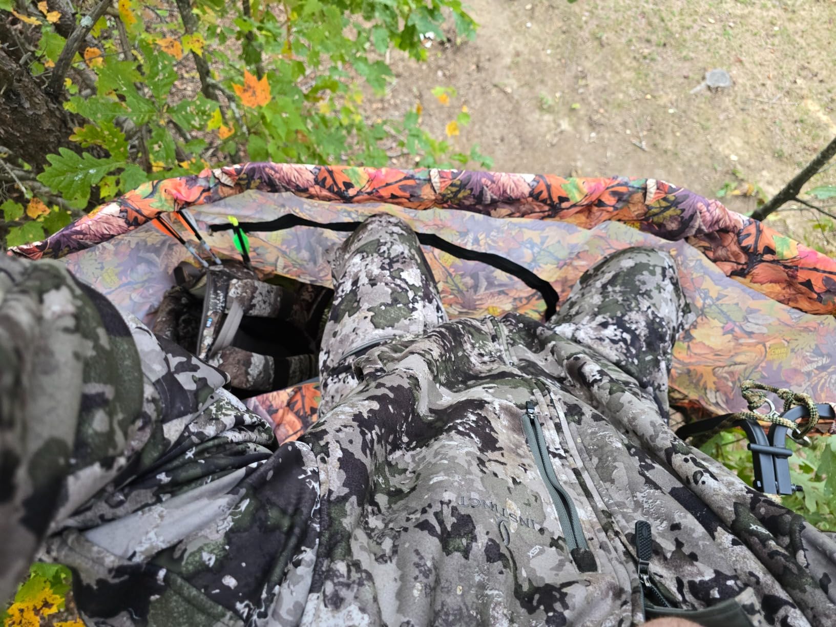 Guide Gear 20' 2-Man Ladder Tree Stand with Hunting Blind Climbing Hunt Seat, Hunting Gear Equipment Accessories customer photo 1