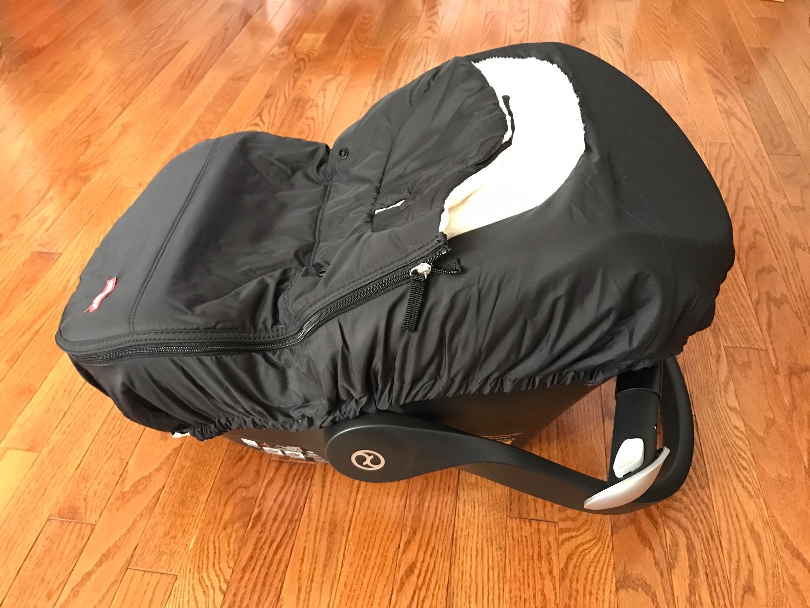Skip Hop Winter Car Seat Cover, Stroll & Go, Heather Grey customer photo 2