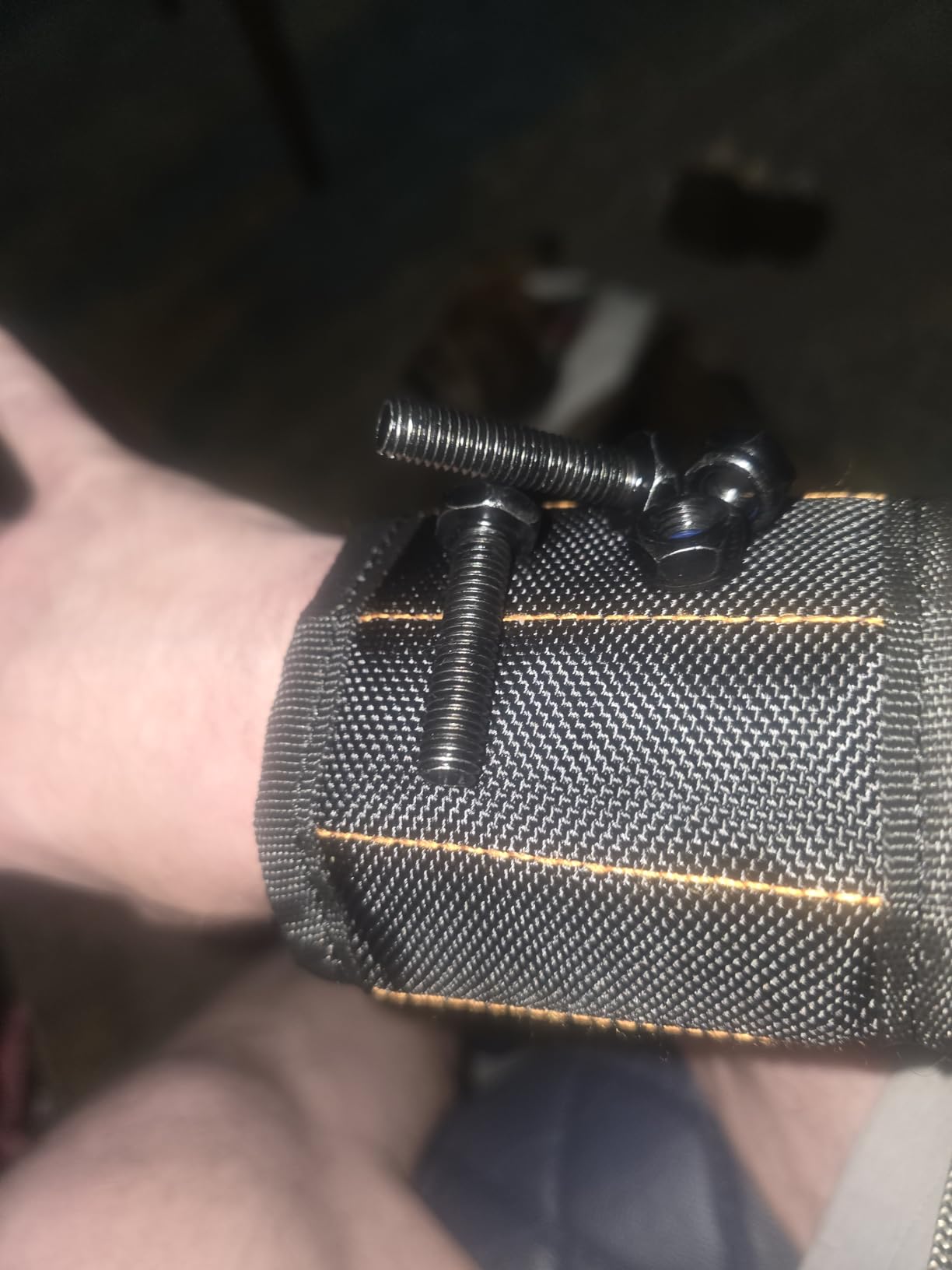 RAK Magnetic Wristband for Tools, Premium Tool Belt with Powerful Magnets for Holding Screws and Nails customer photo 2