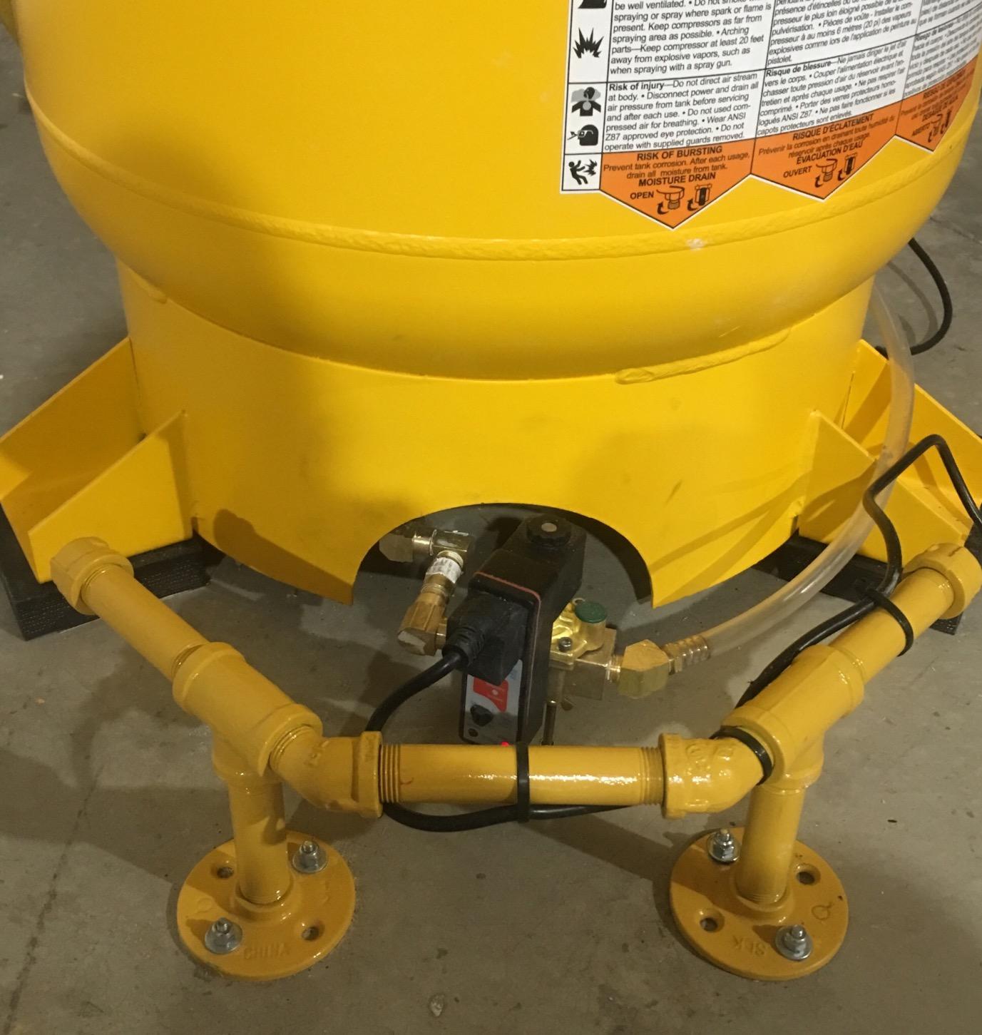 DEWALT 60 Gallon Stationary Vertical Air Compressor, 5 HP, OIL Lube, 230 Volt, 65 dB customer photo 1