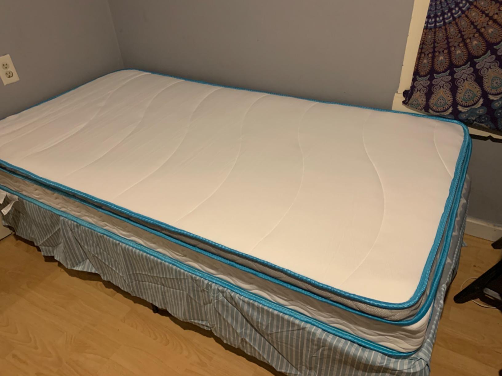 Linenspa 8 Inch Hybrid Mattress - Twin - Bed in a Box customer photo 2