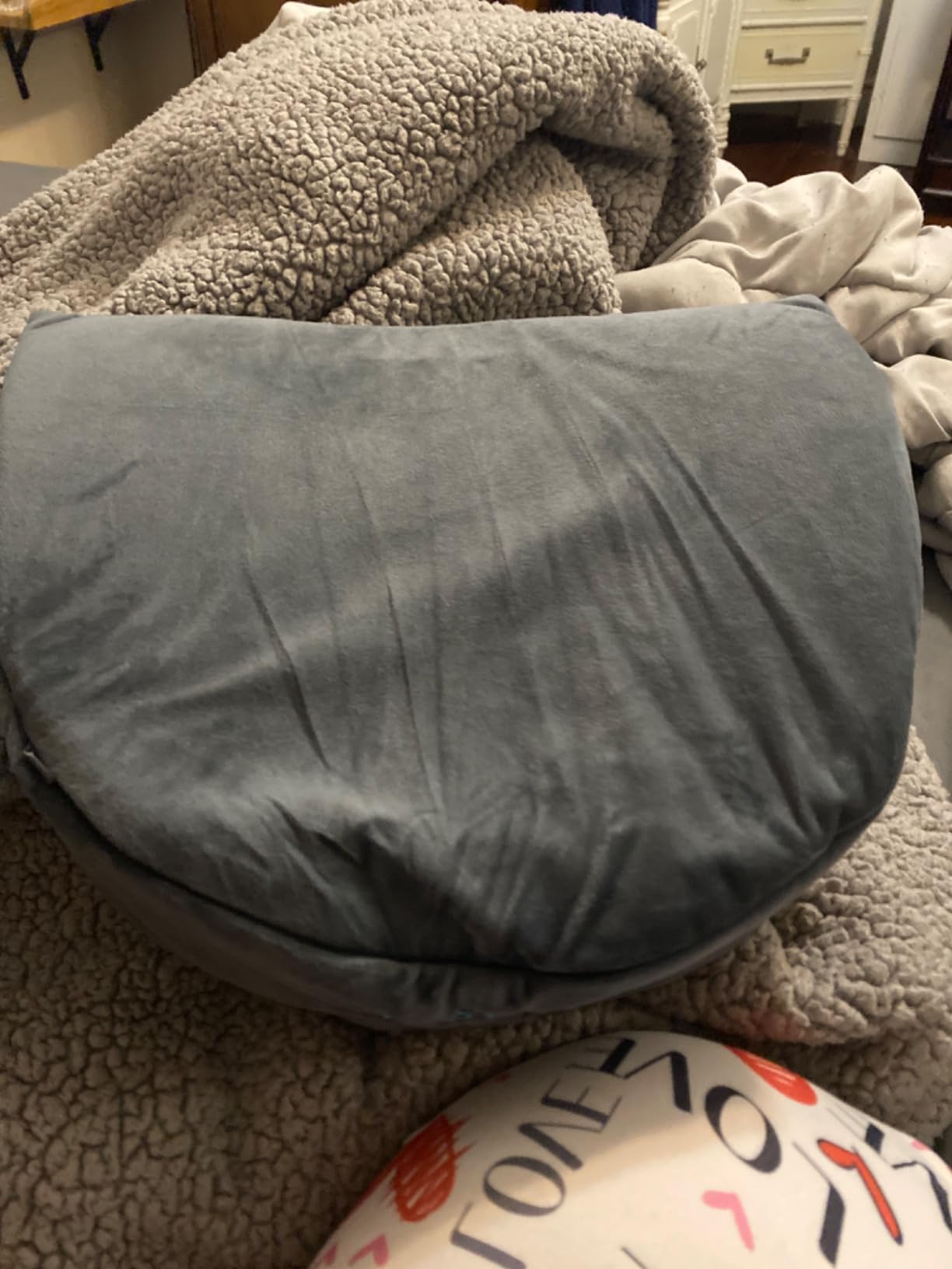 Hiccapop Pregnancy Wedge Pillow, Maternity Pillow Support Belly, Legs, Back customer photo 1