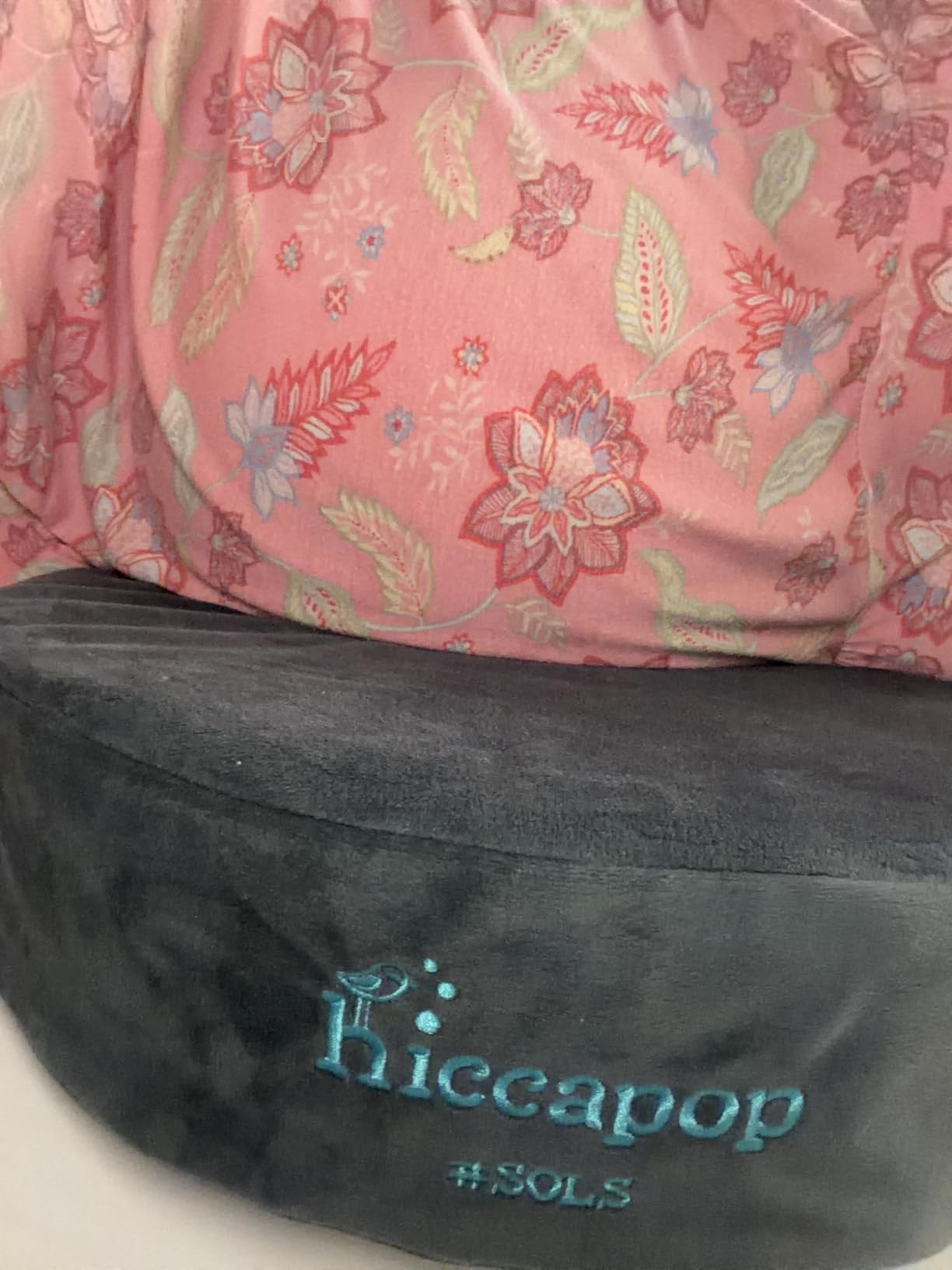 Hiccapop Pregnancy Wedge Pillow, Maternity Pillow Support Belly, Legs, Back customer photo 2