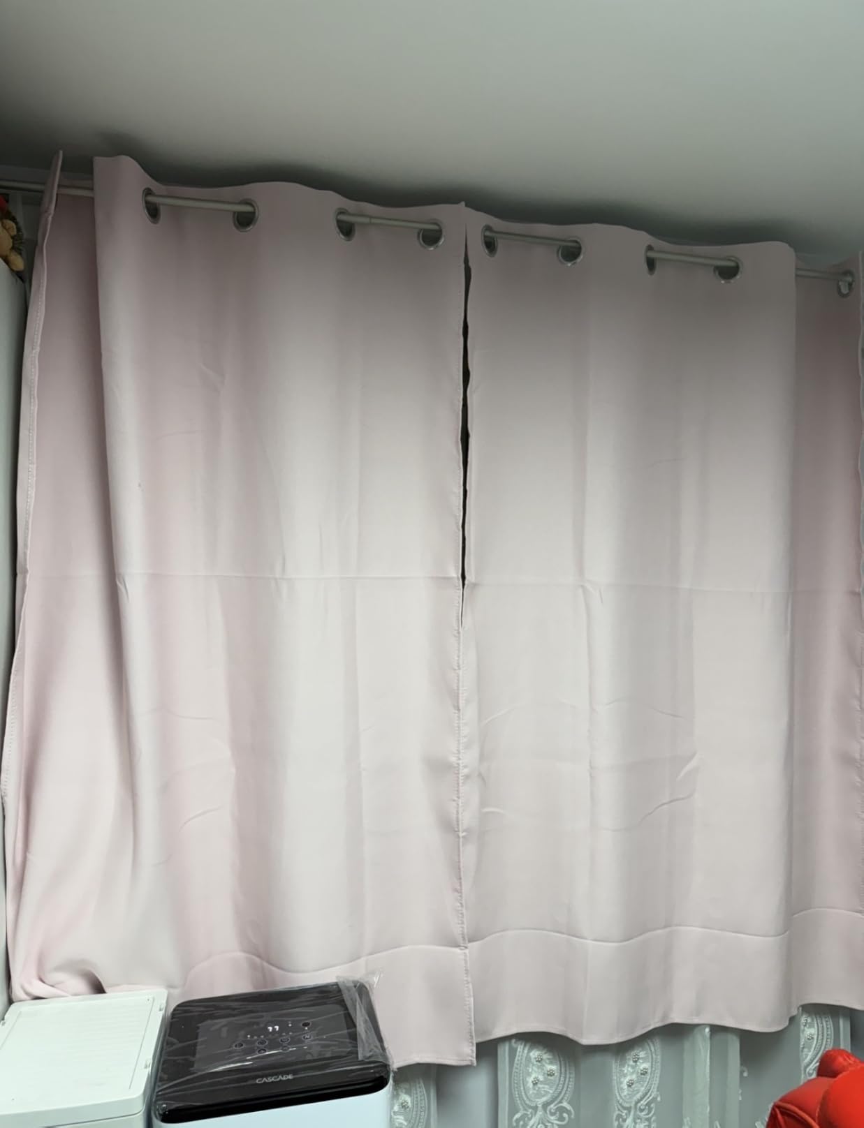 NICETOWN Baby Pink Blackout Curtains for Nursery 42