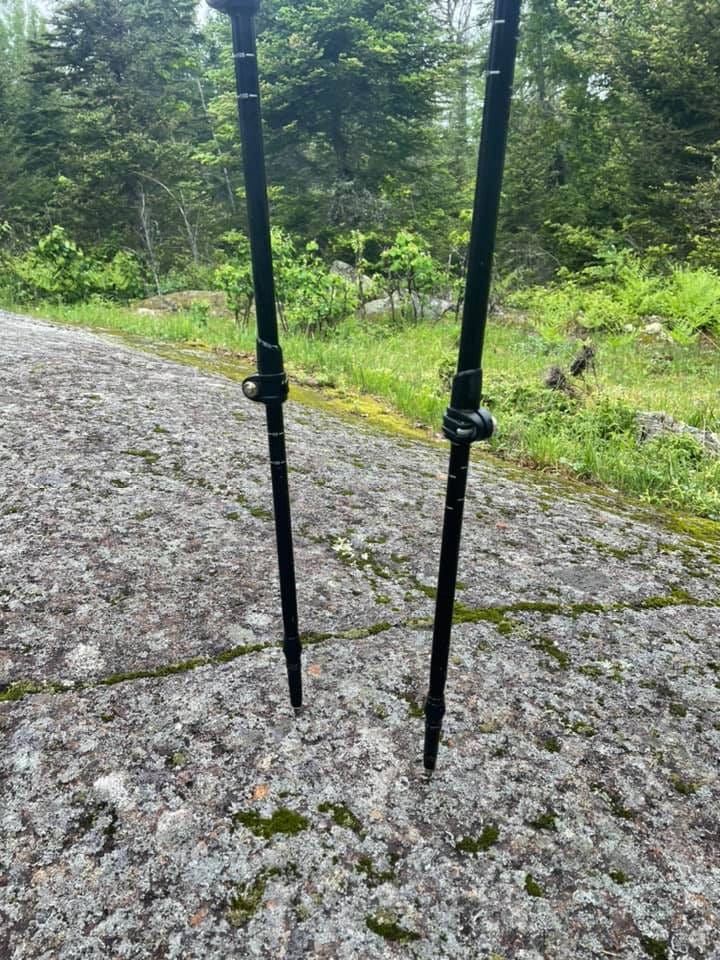 Cascade Mountain Tech Lightweight Aircraft-Grade Aluminum Trekking Poles with Extended Down Grip Plus Tip Kit customer photo 2