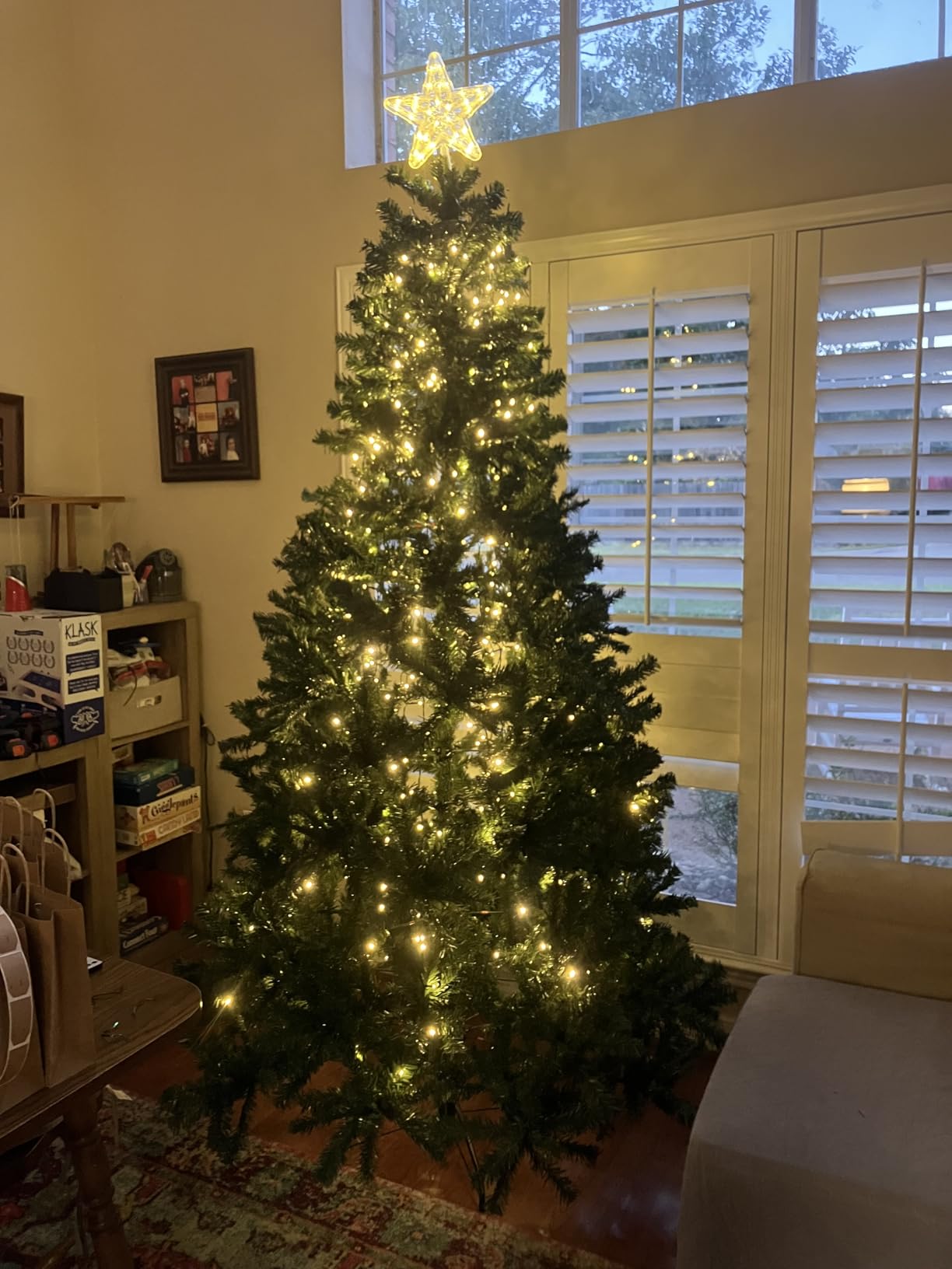 Best Choice Products Artificial Christmas Tree, 7.5ft Premium Unlit Realistic Spruce Holiday Décor w/Dense Branches, Easy Assembly, Metal Base customer photo 2