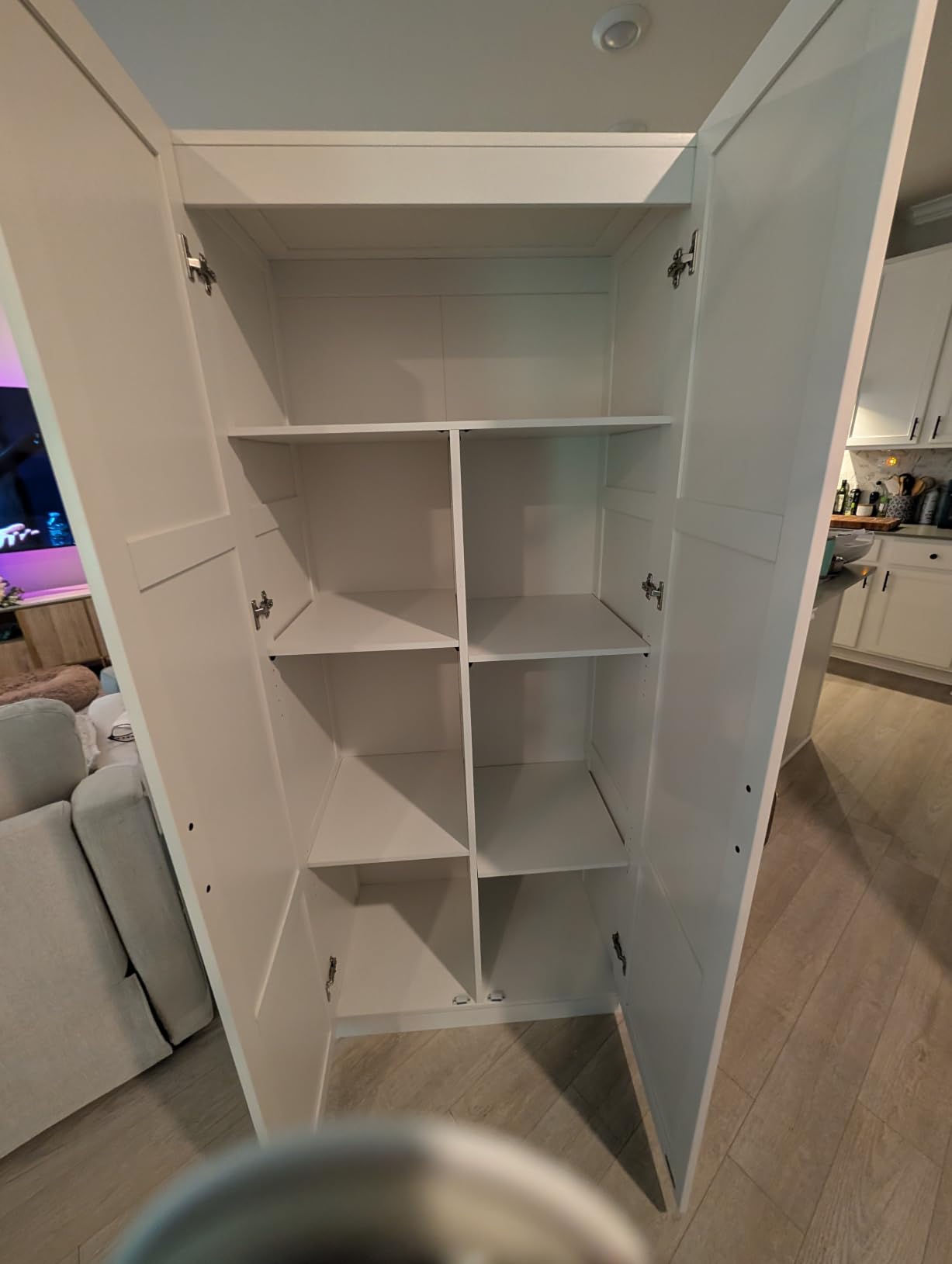 Sauder Select Storage Cabinet/Pantry Cabinet, White finish customer photo 2