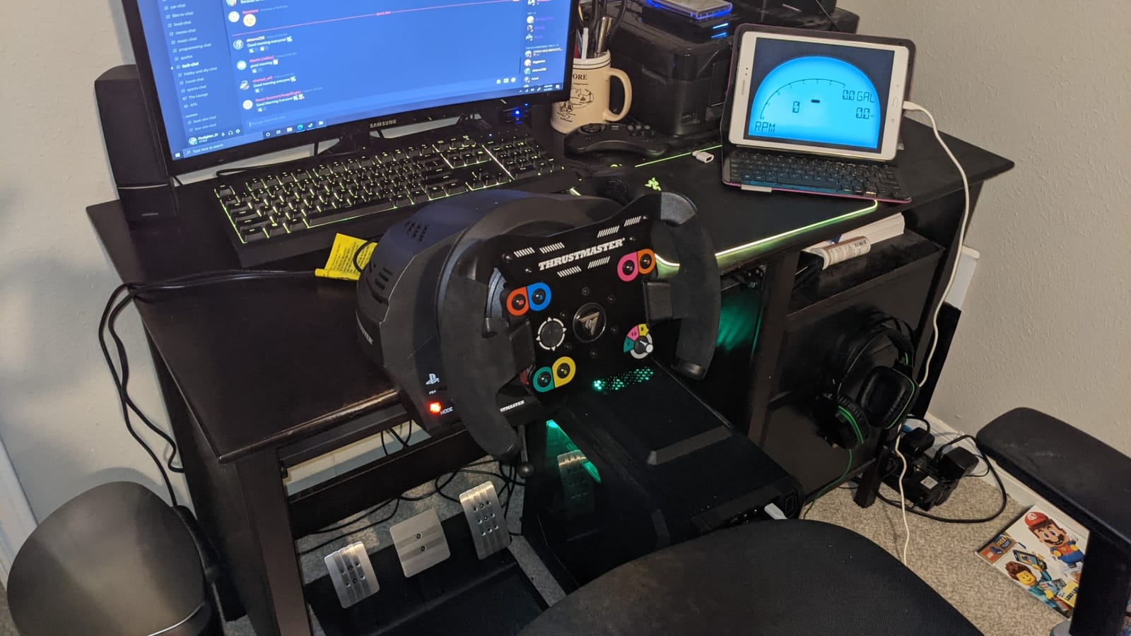 Thrustmaster T300RS GT Force Feedback Racing Wheel & 3 Pedal Set - PS5 & PC customer photo 1