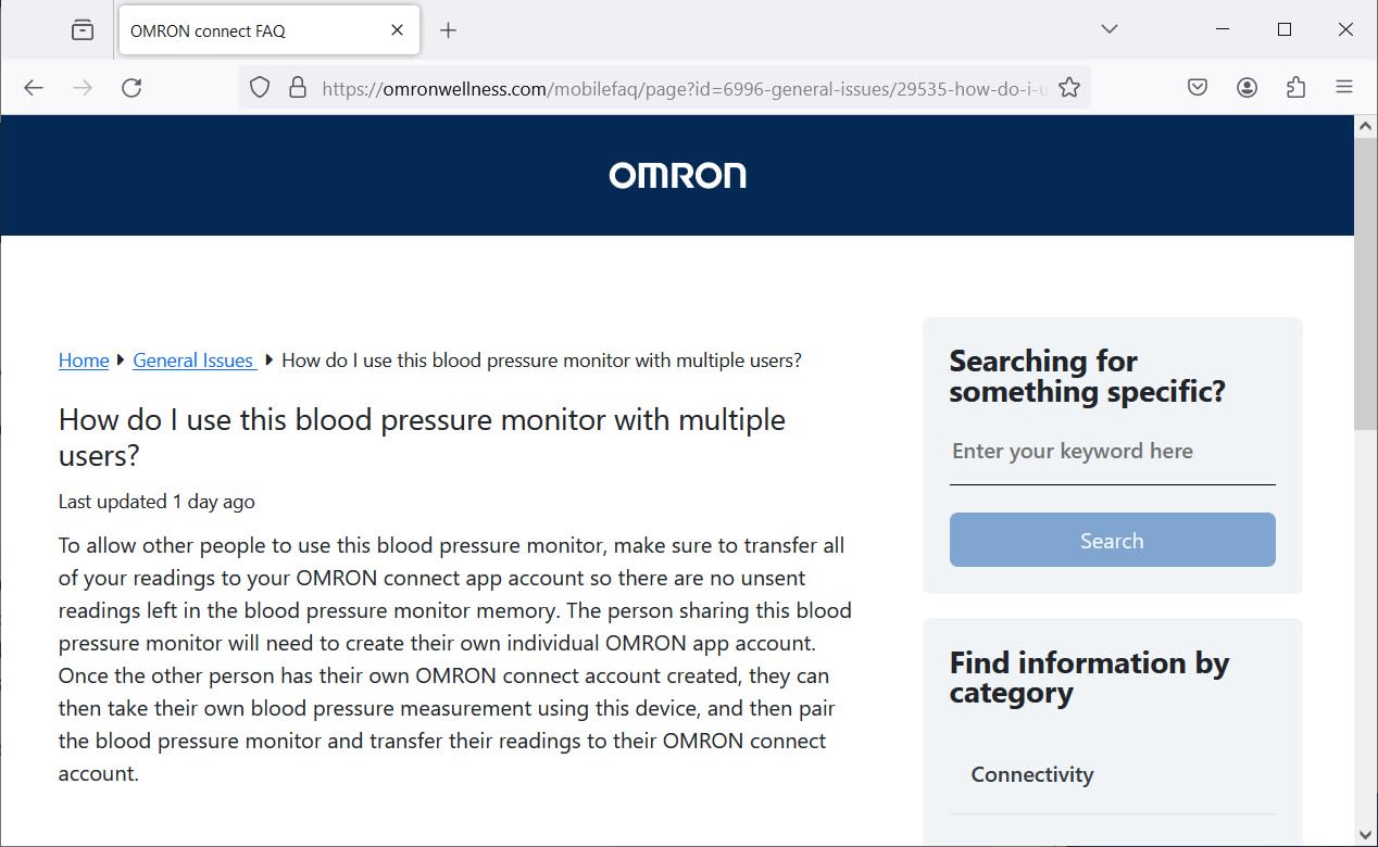 OMRON Evolv Wireless Blood Pressure Monitor & Upper Arm Blood Pressure Cuff customer photo 2