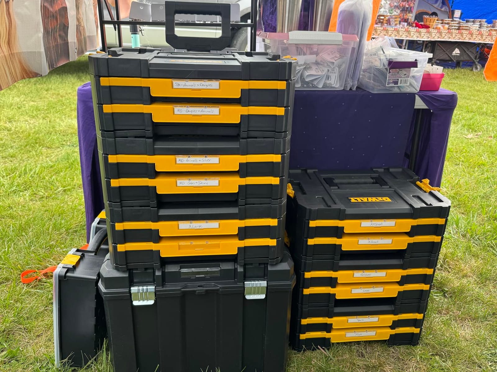 DEWALT Tool Box with Wheels Modular, Large Rolling Tool Box With Telescopic Handle, Portable Carrier Deep Stackable TSTAK Storage (DWST17820) customer photo 2